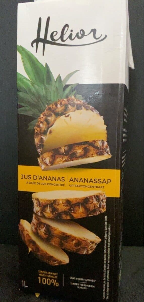 Helior Jus De Fruit Brick Helior Ananas packshot