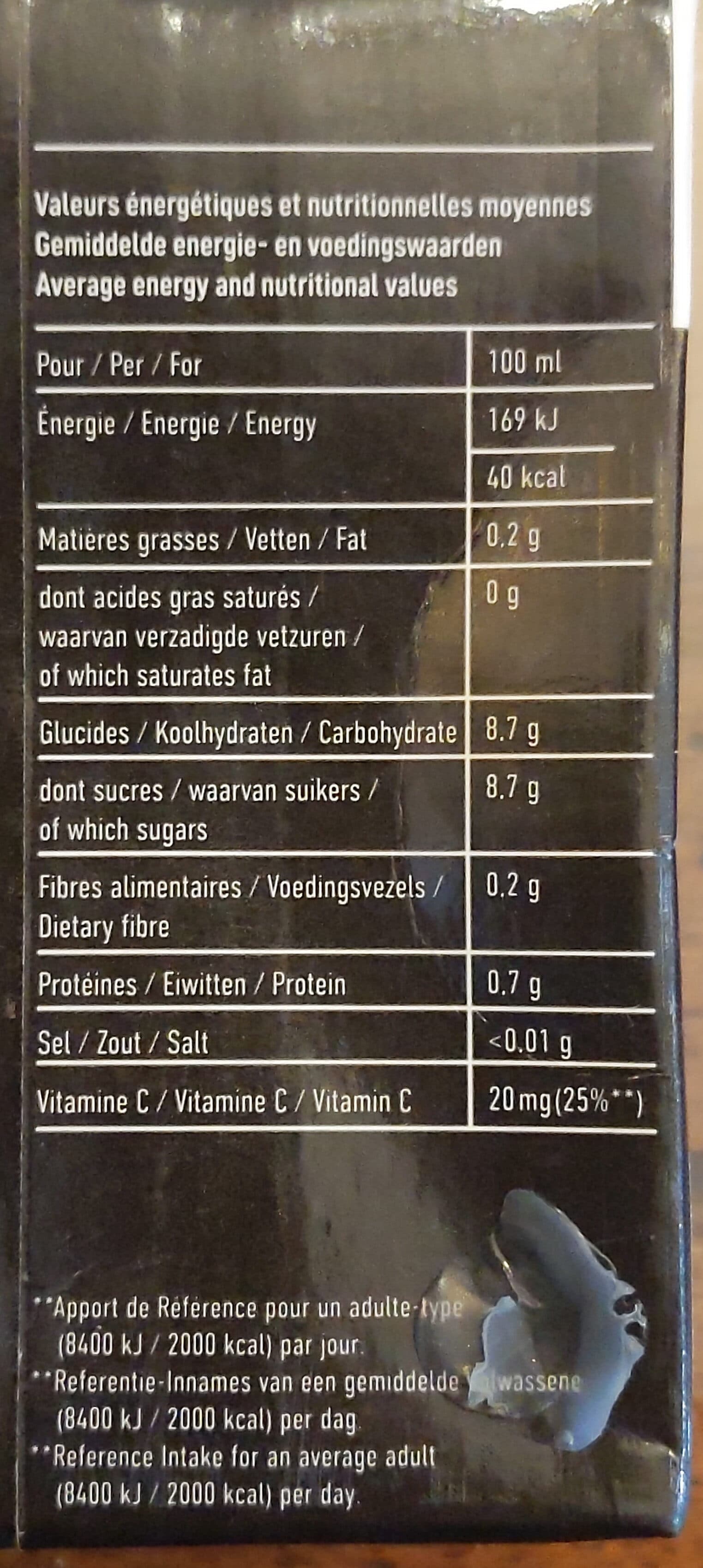 Helior Jus d'Orange packshot
