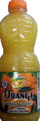 Helior Jus d'orange à base de concentré packshot