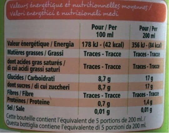 Leader Price Orange pur jus avec pulpe packshot