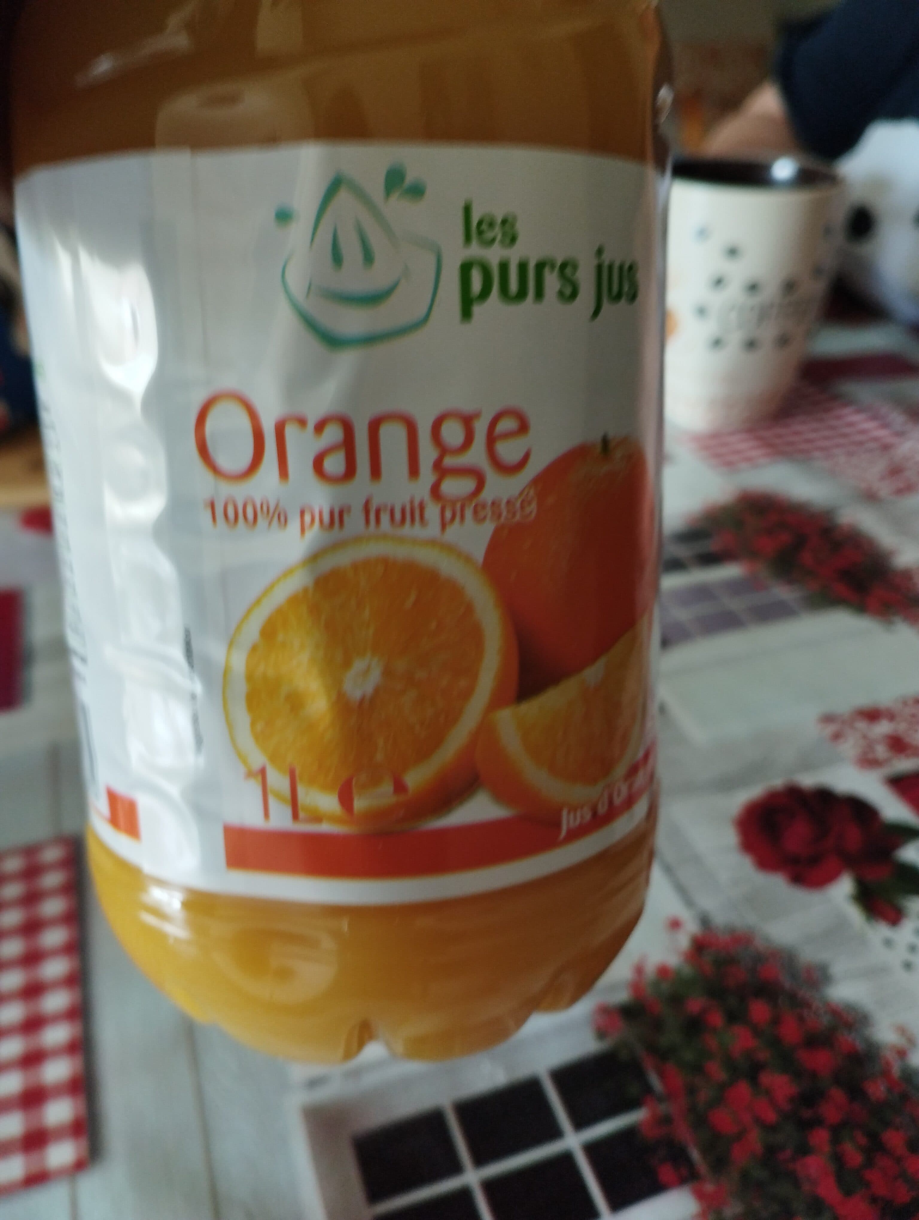 les purs jus Jus d'orange packshot
