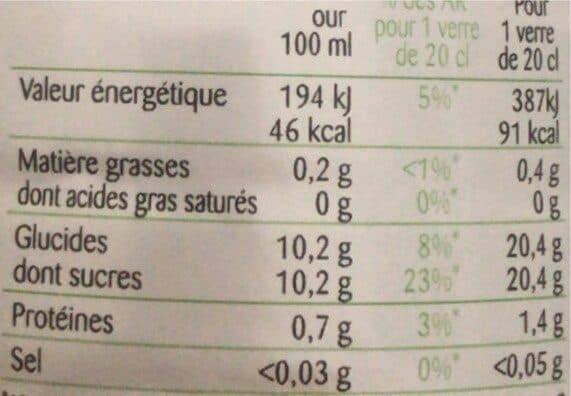 les purs jus Jus d'orange packshot
