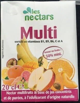Les Nectars Multi enrichi en vitamines B1, B9, B6, C et A packshot