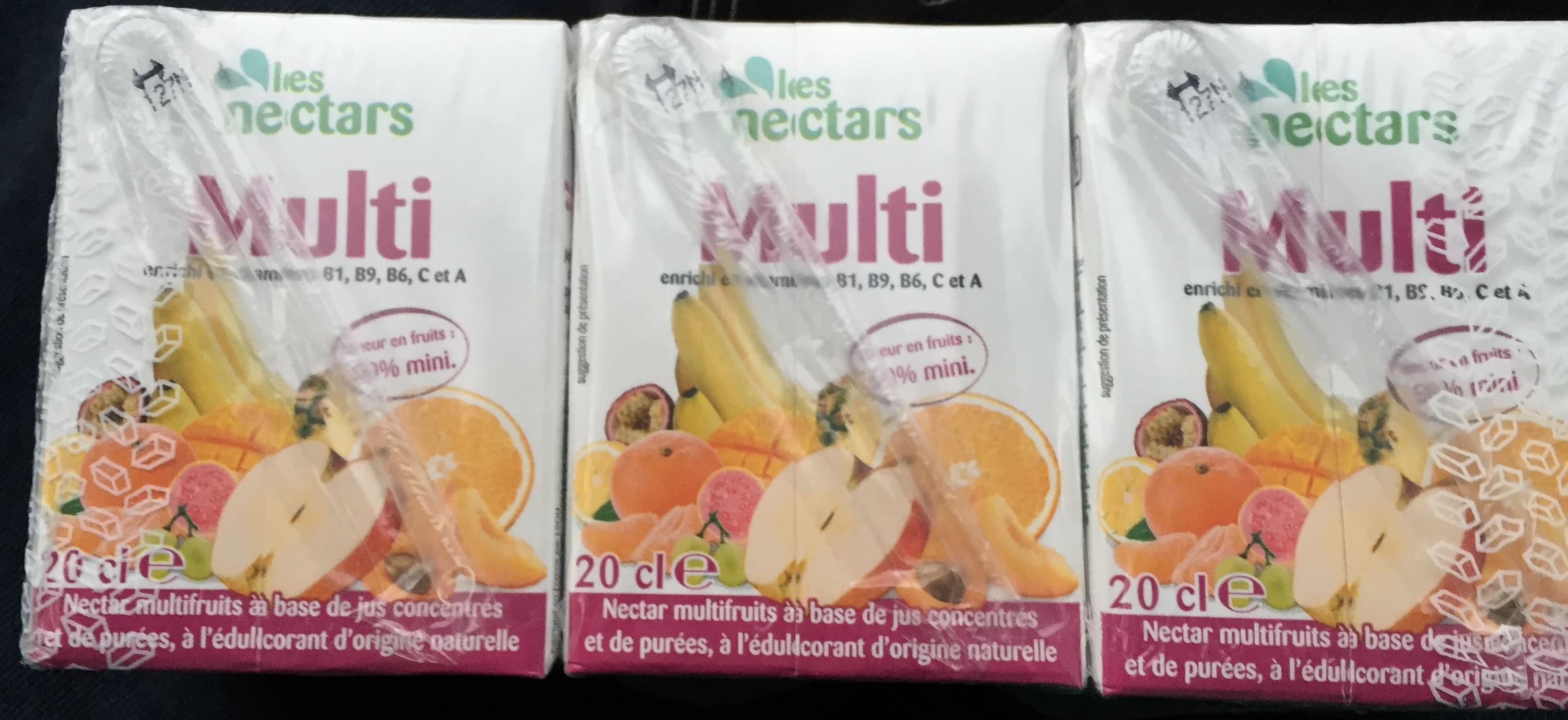 Les Nectars Multi Enrichi en Vitamines B1, B9, B6, C et A packshot