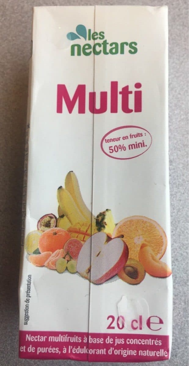 Les Nectars Multifruits packshot