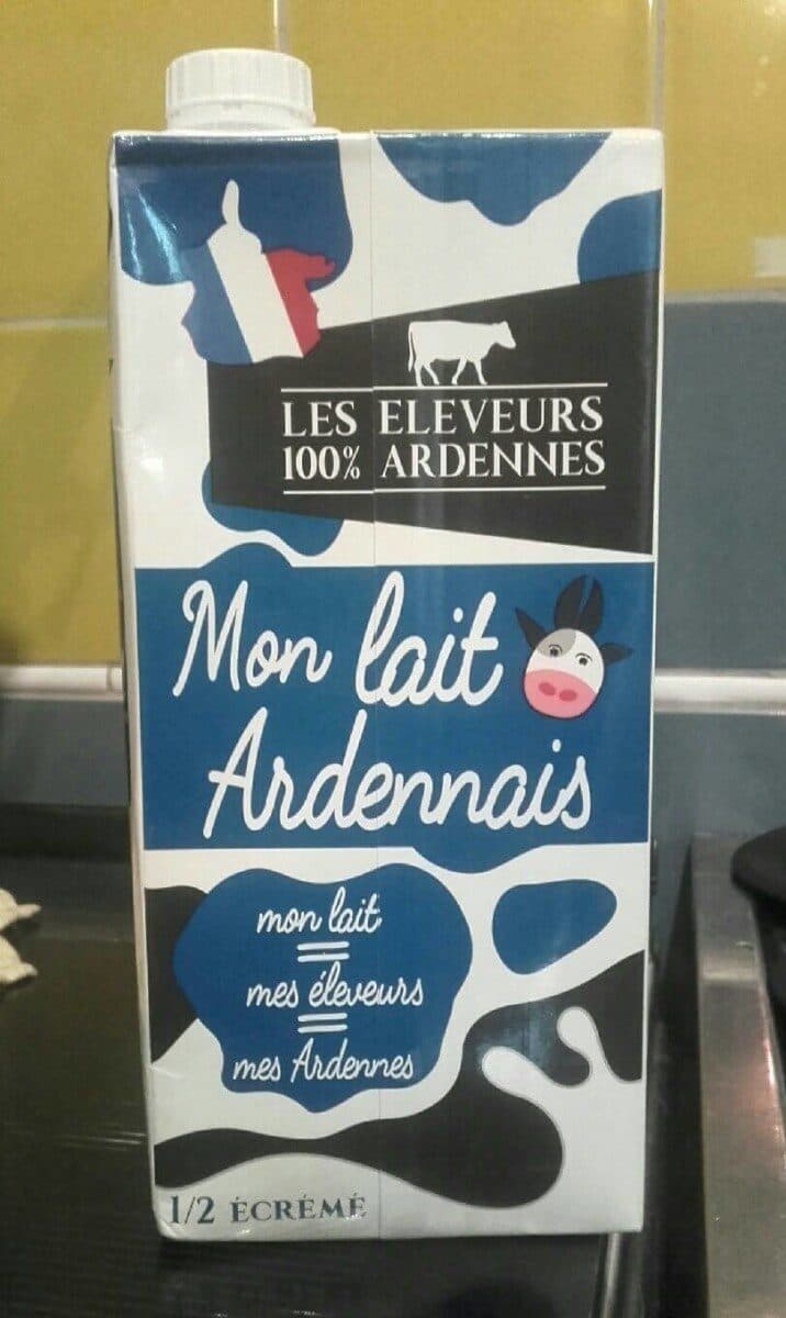 Open Food Facts Mon lait Ardennais packshot