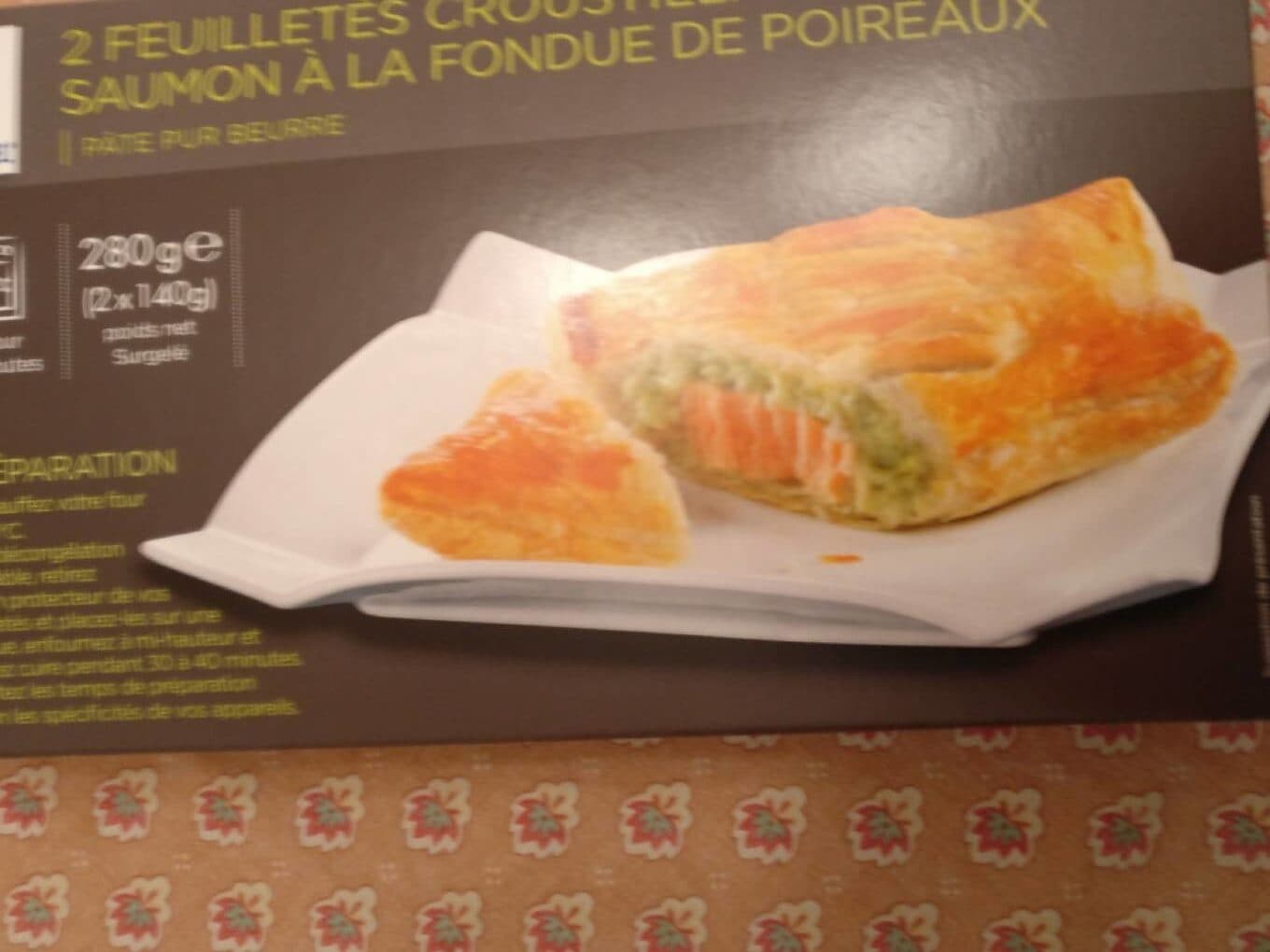 Toupargel Feuilleté croustillant saumon packshot
