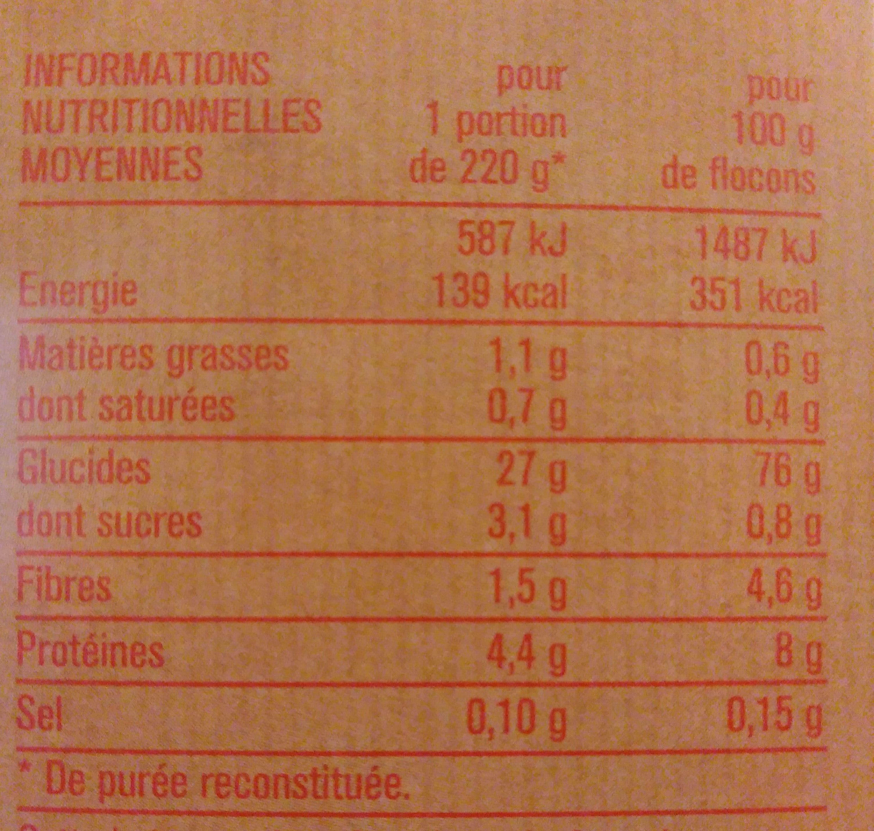 Monoprix Purée de pommes de terre déshydratées en flocons packshot