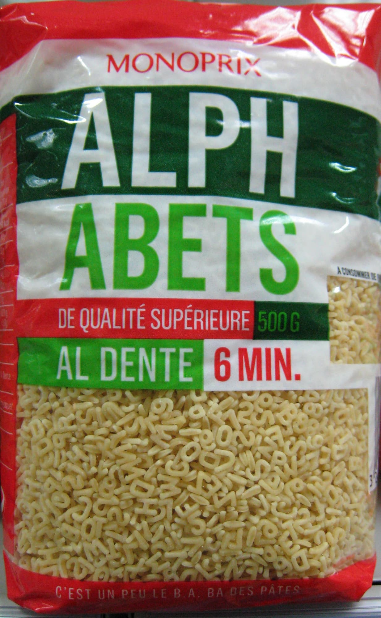 Groupe Casino Alphabets packshot
