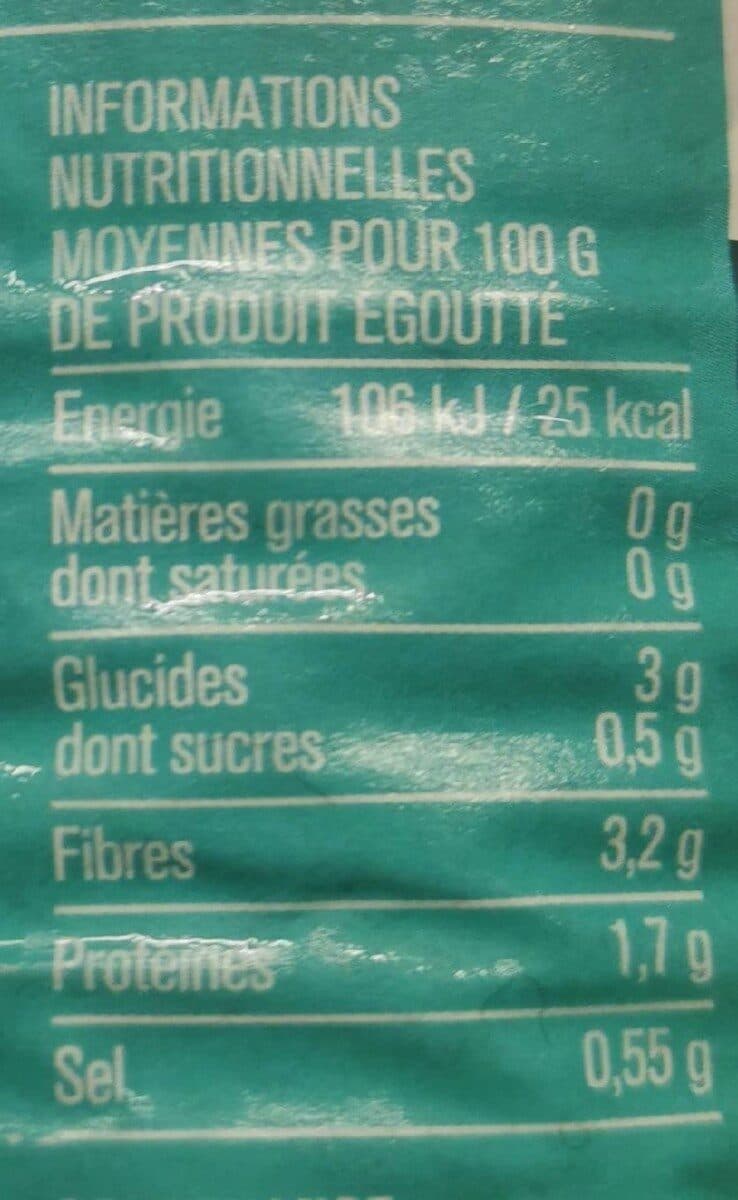 Monoprix Haricots verts très fins packshot