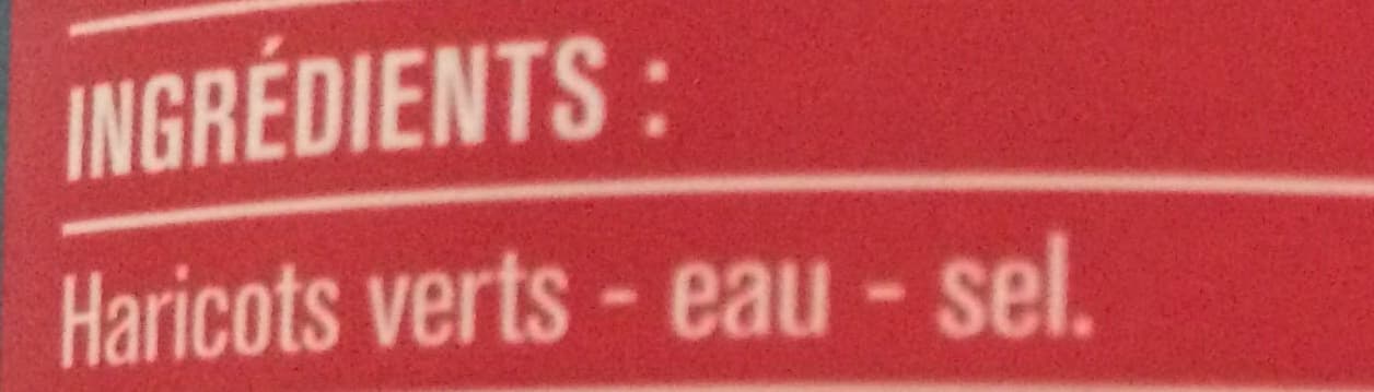 Monoprix Haricots verts extra-fins packshot