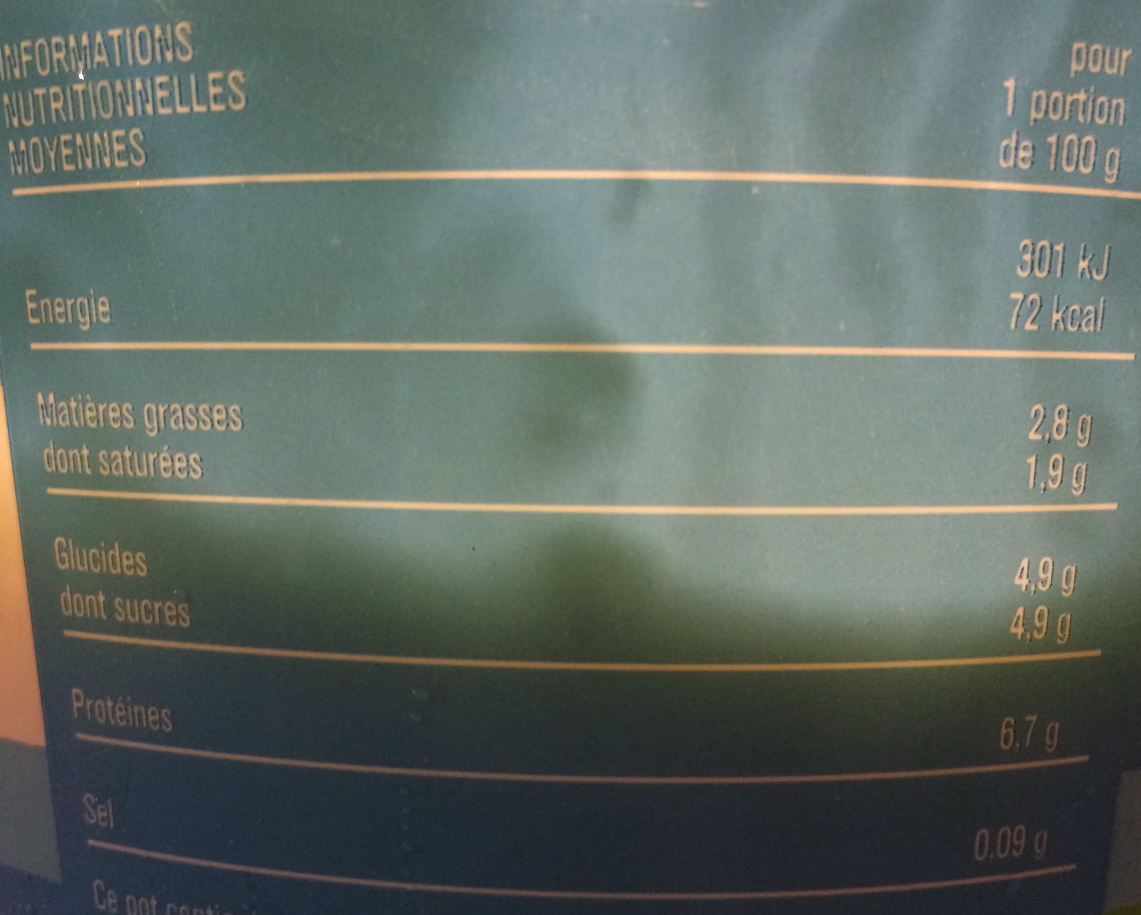 Monoprix Fromage blanc 2,8% packshot