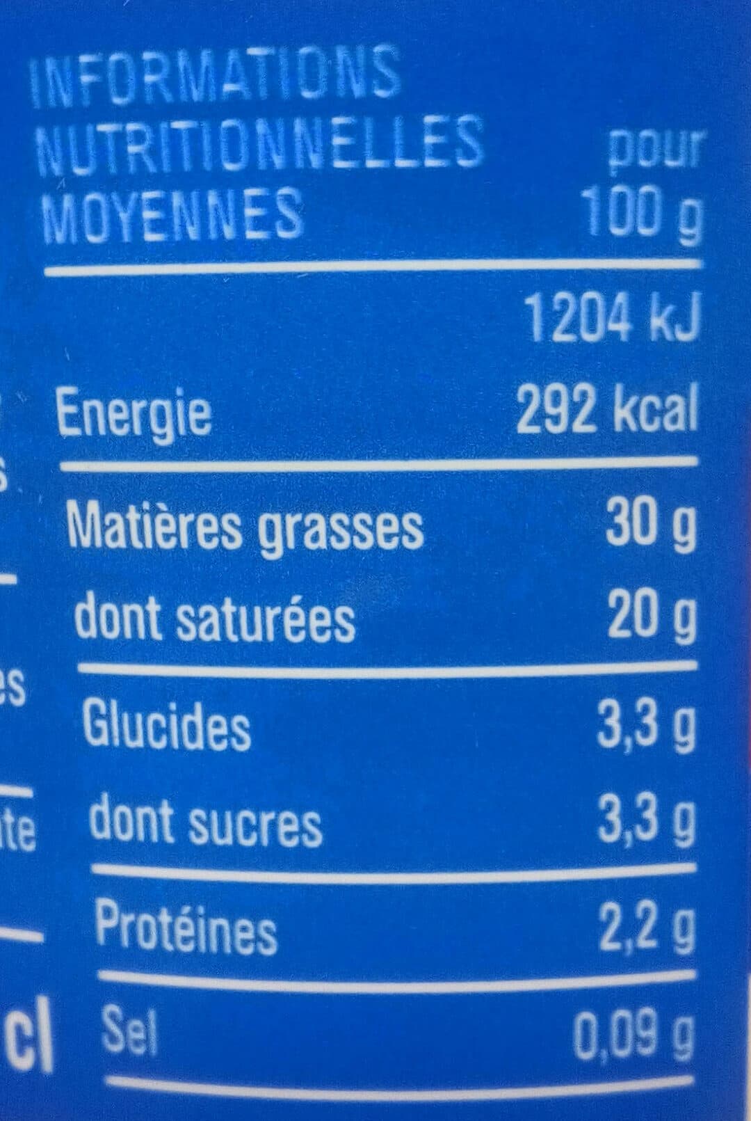 Monoprix Crème fraîche entière épaisse (30% M.G) packshot