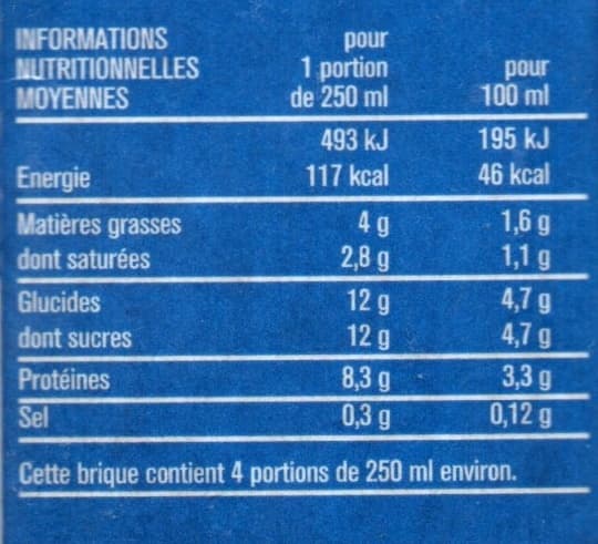 Monoprix Lait demi-écrémé packshot