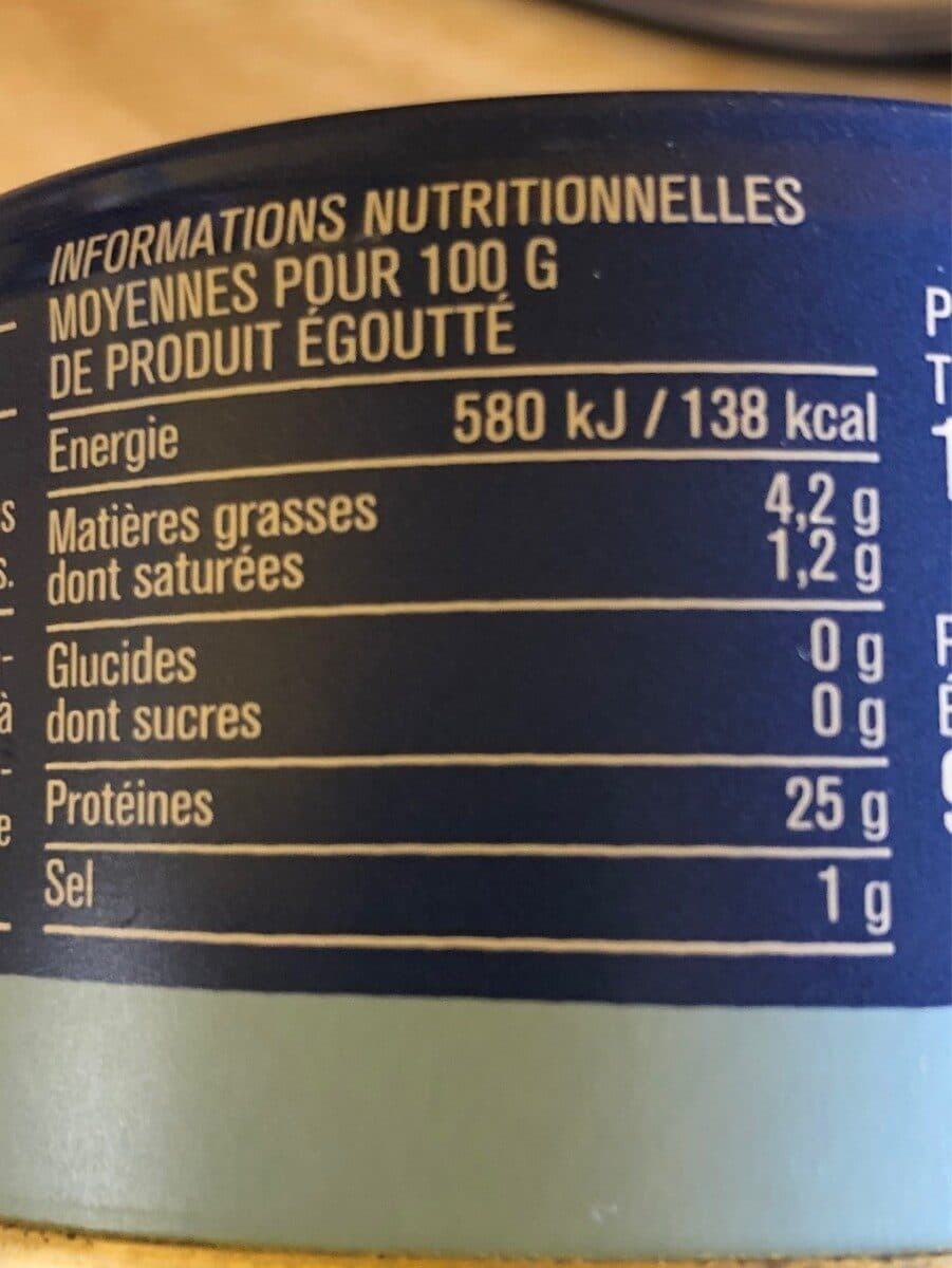 Monoprix Thon blanc au naturel packshot