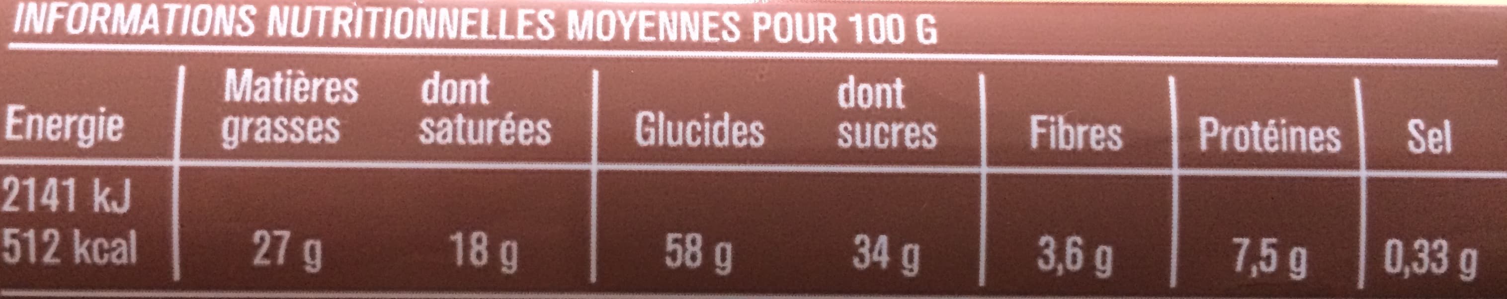 Monoprix Gaufrettes Fourrées Praliné packshot