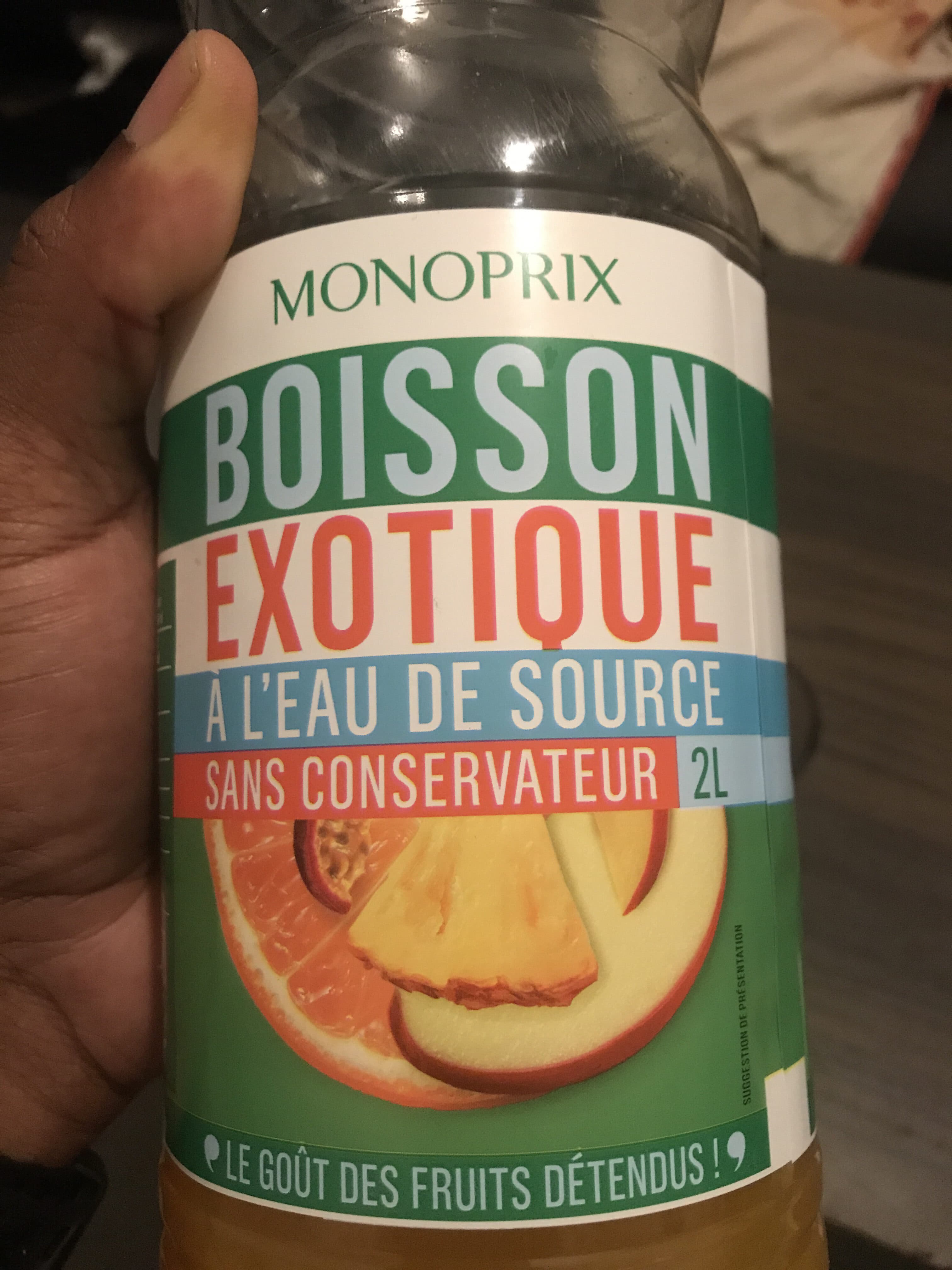 Monoprix Boisson exotique à l'eau de source packshot