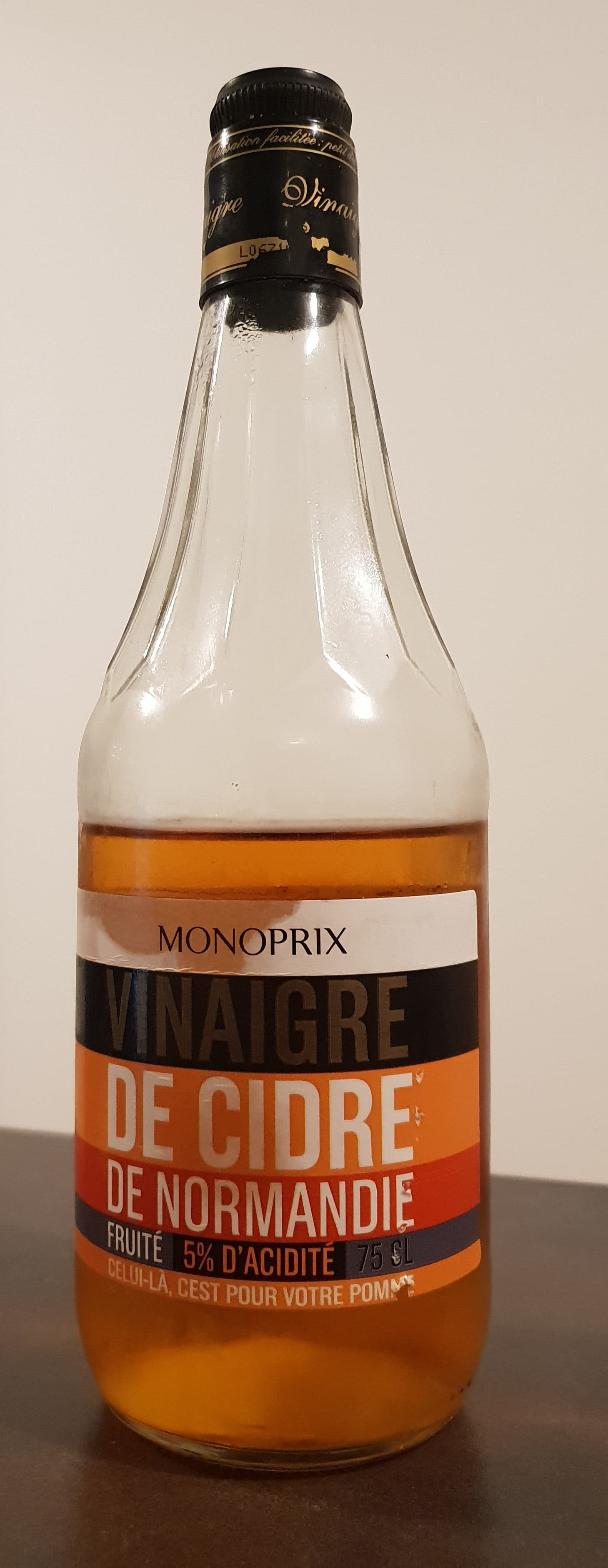 Monoprix Vinaigre de Cidre de Normandie packshot