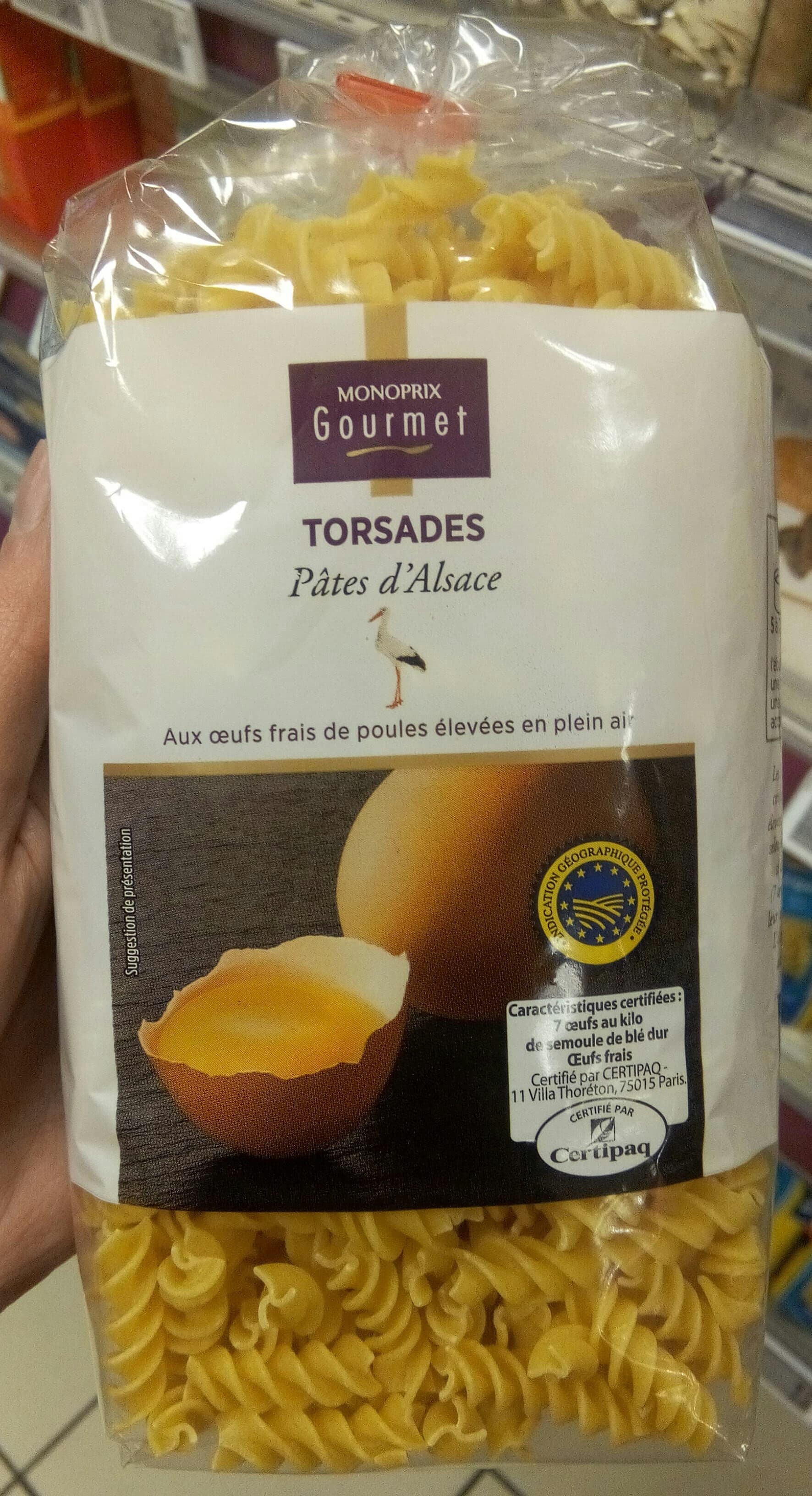 Monoprix Torsades - Pâtes d'Alsace packshot