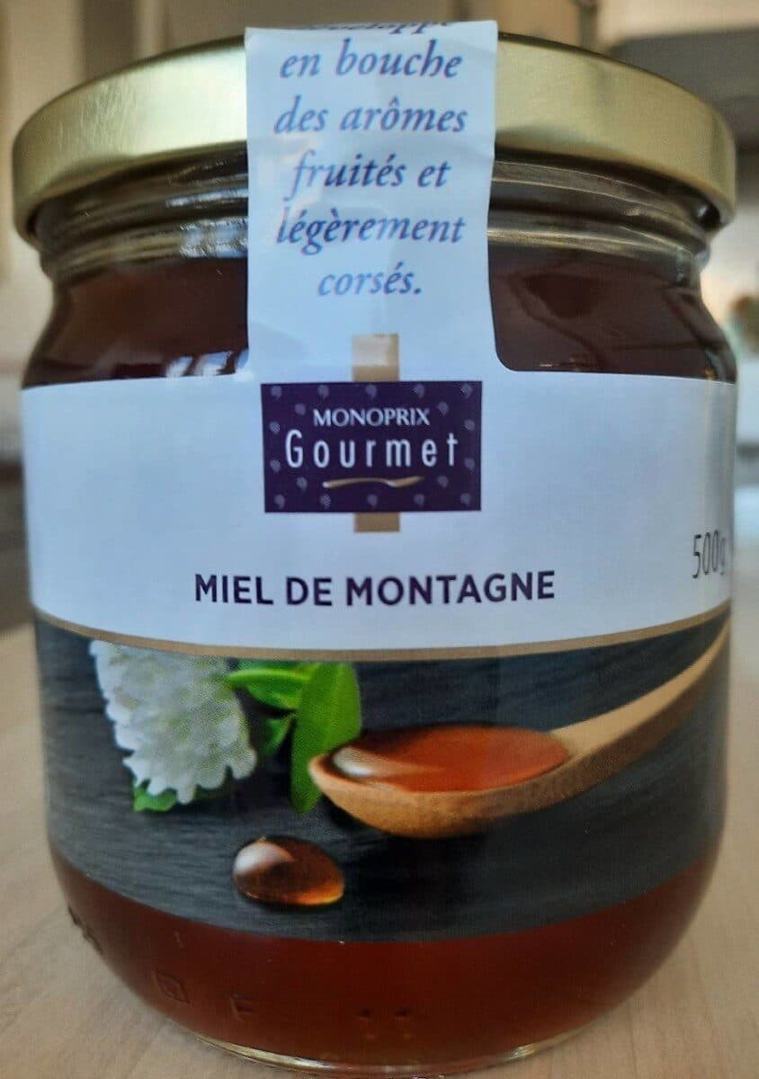 Monoprix Miel de montagne packshot