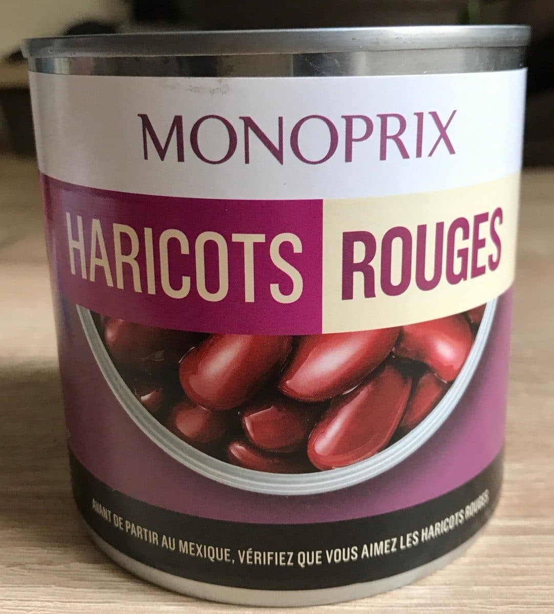 Monoprix Haricots rouges packshot