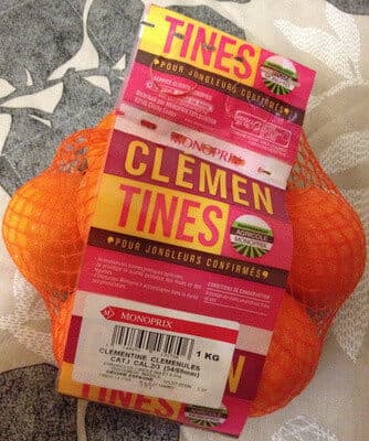 Monoprix Clementine packshot