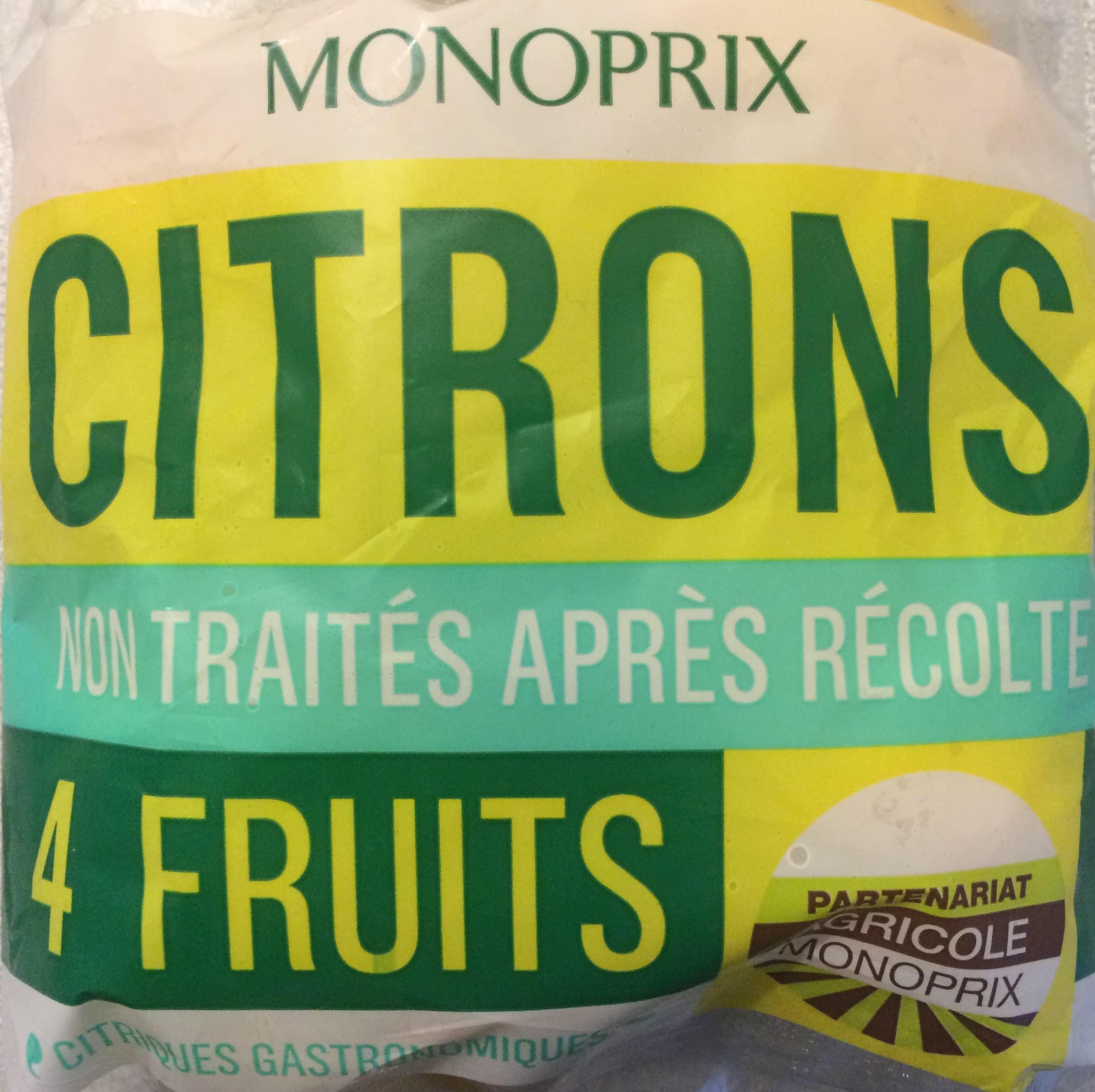 Monoprix Citron packshot