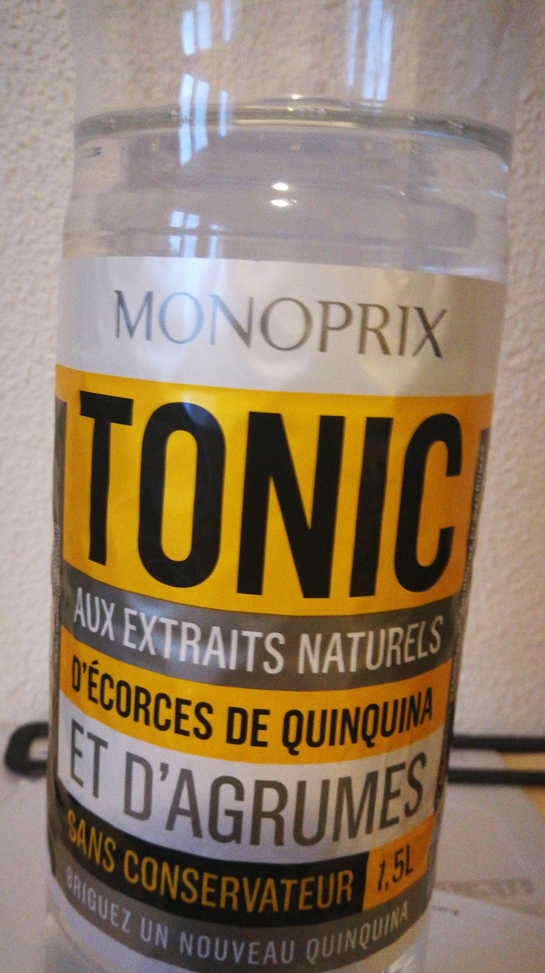 Monoprix Boisson Tonic aux extraits naturels d'écorces de quinquina packshot