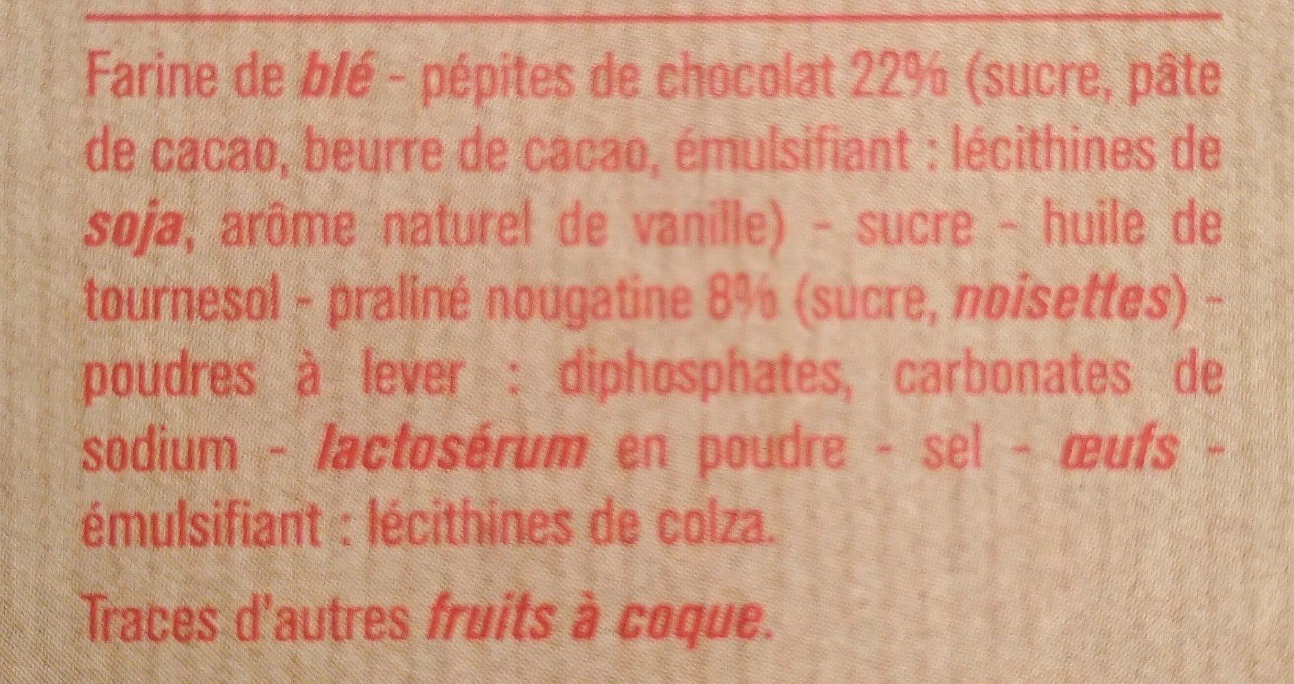 Groupe Casino Cookies Nougatine Aux Pépites de Chocolat packshot