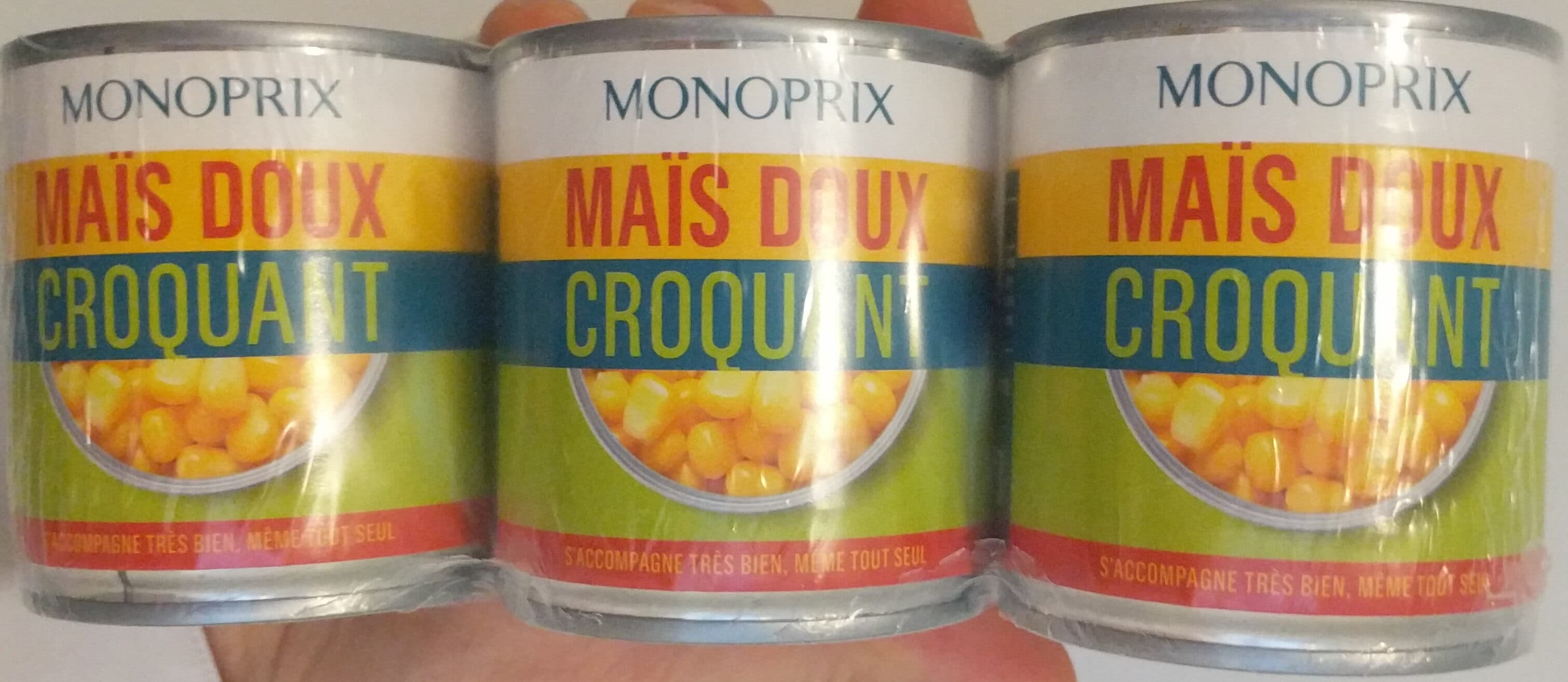 Monoprix Maïs doux en grains packshot