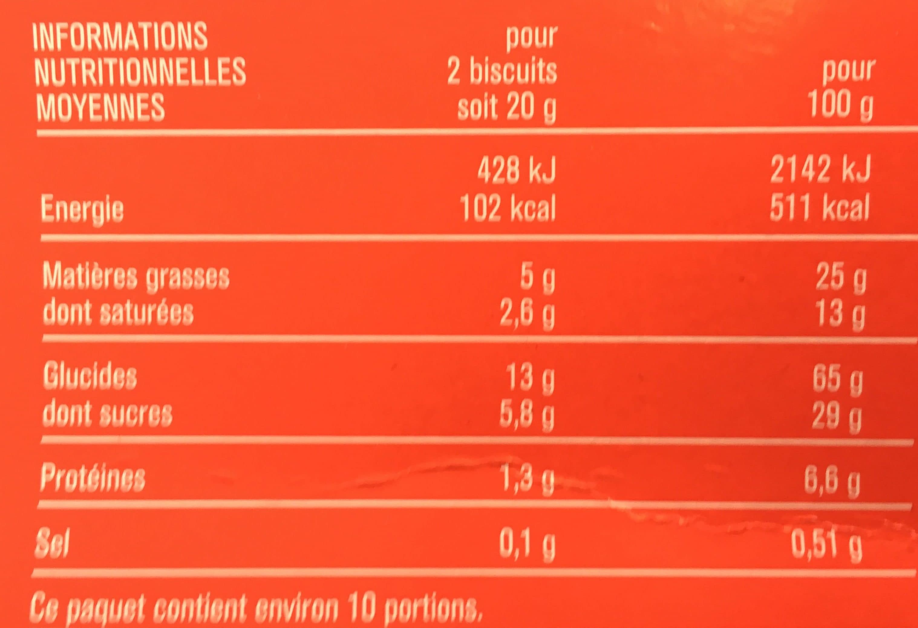 Monoprix Biscuits nappés chocolat au lait packshot