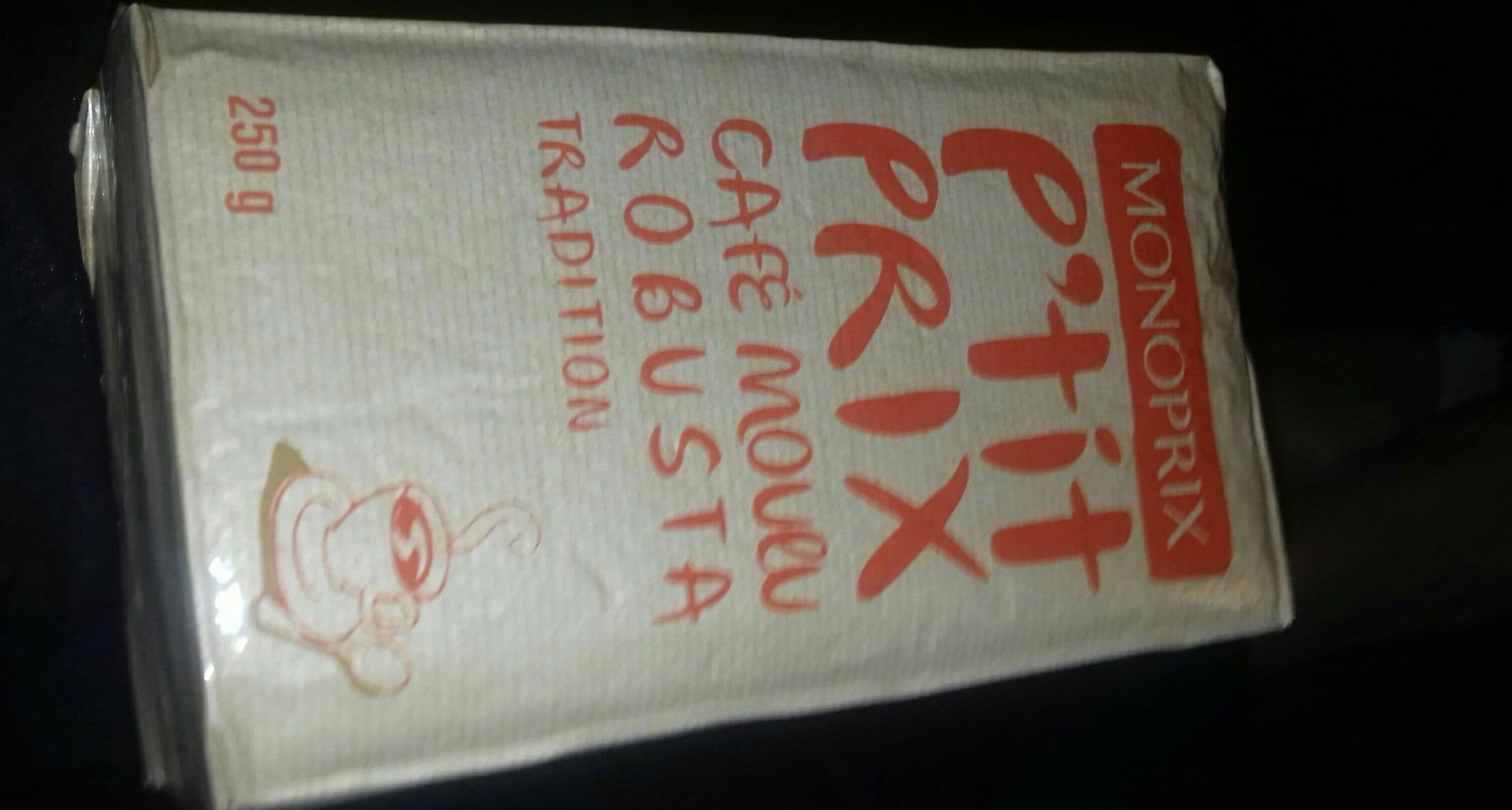 Monoprix P'tit Prix Café robuste moulu packshot