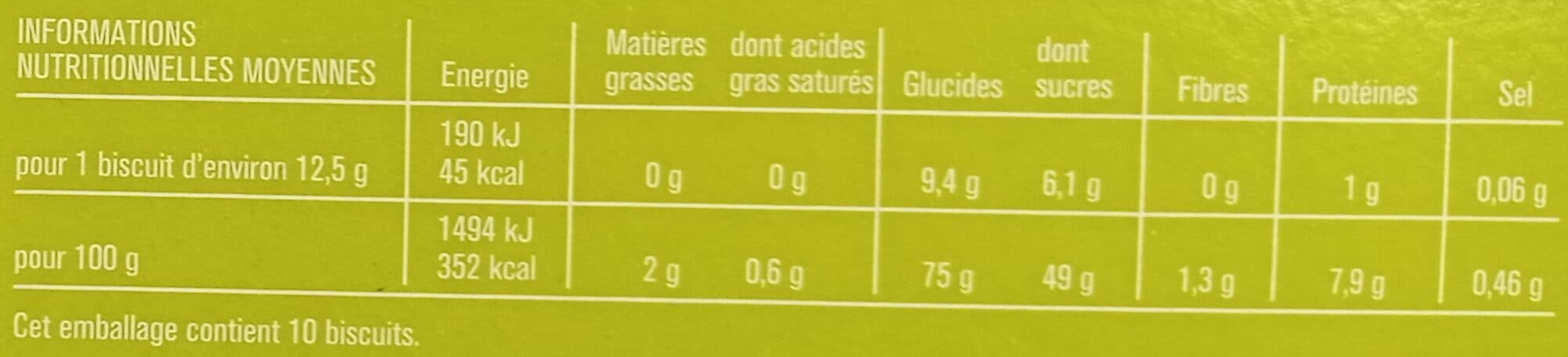 Monoprix Cuillers aux œufs frais - Biscuits pâtissiers moelleux packshot