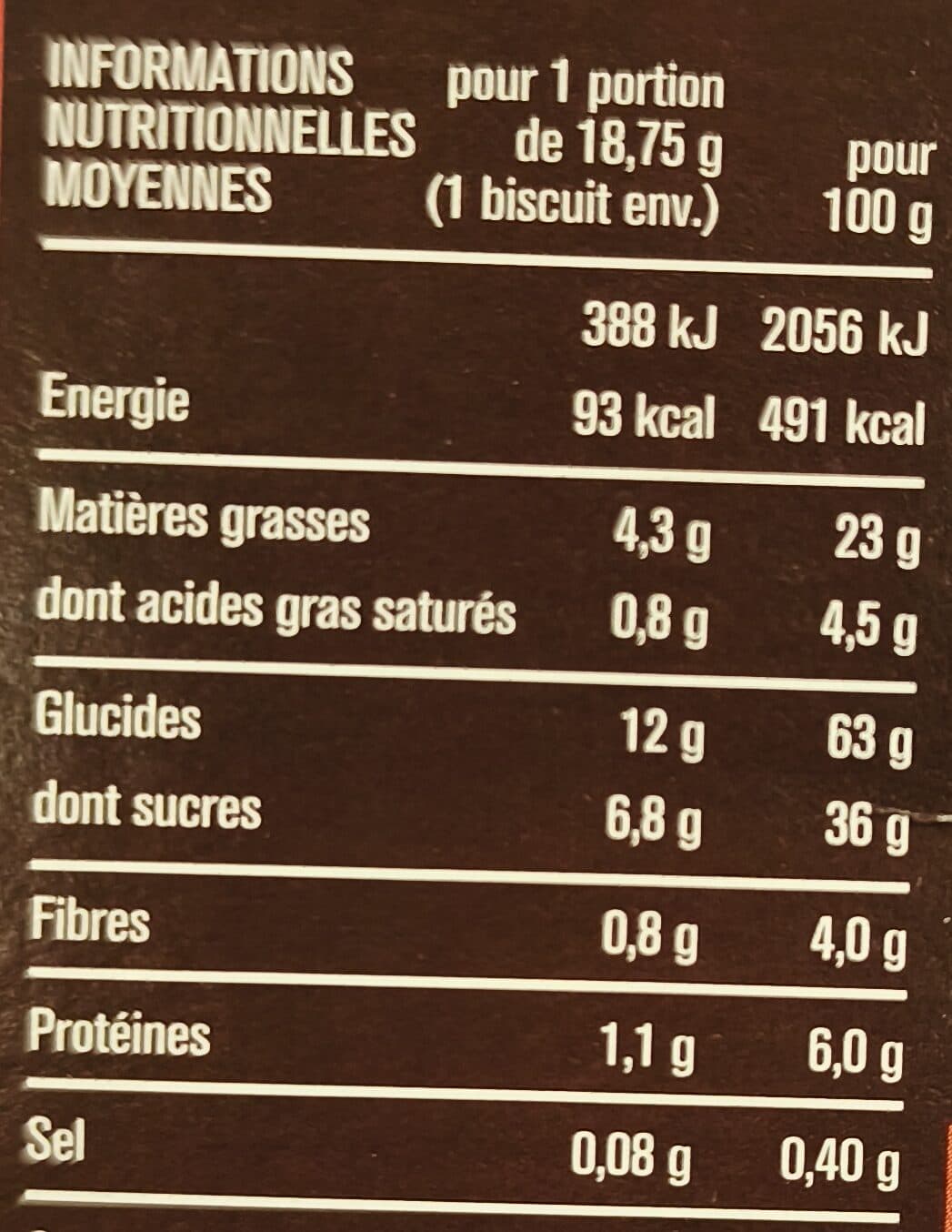 Monoprix Biscuits cœur au chocolat croustillants packshot