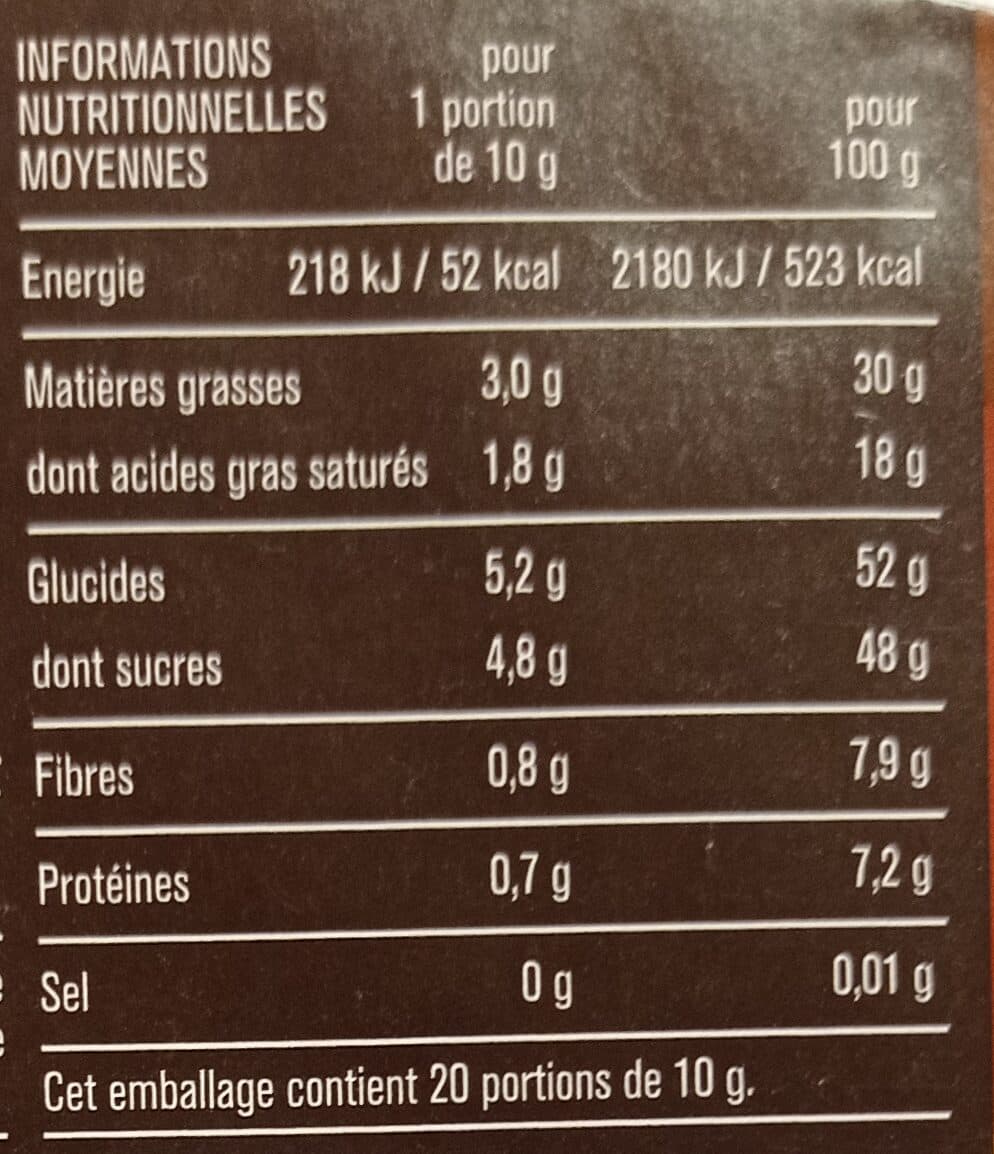 Monoprix Chocolat noir pâtissier dessert packshot