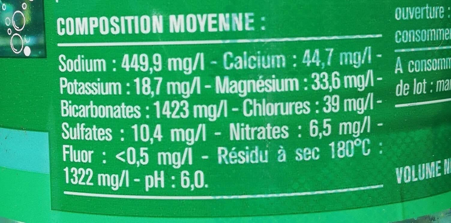 Monoprix Eau gazeuse minérale naturelle, Puits St Georges packshot