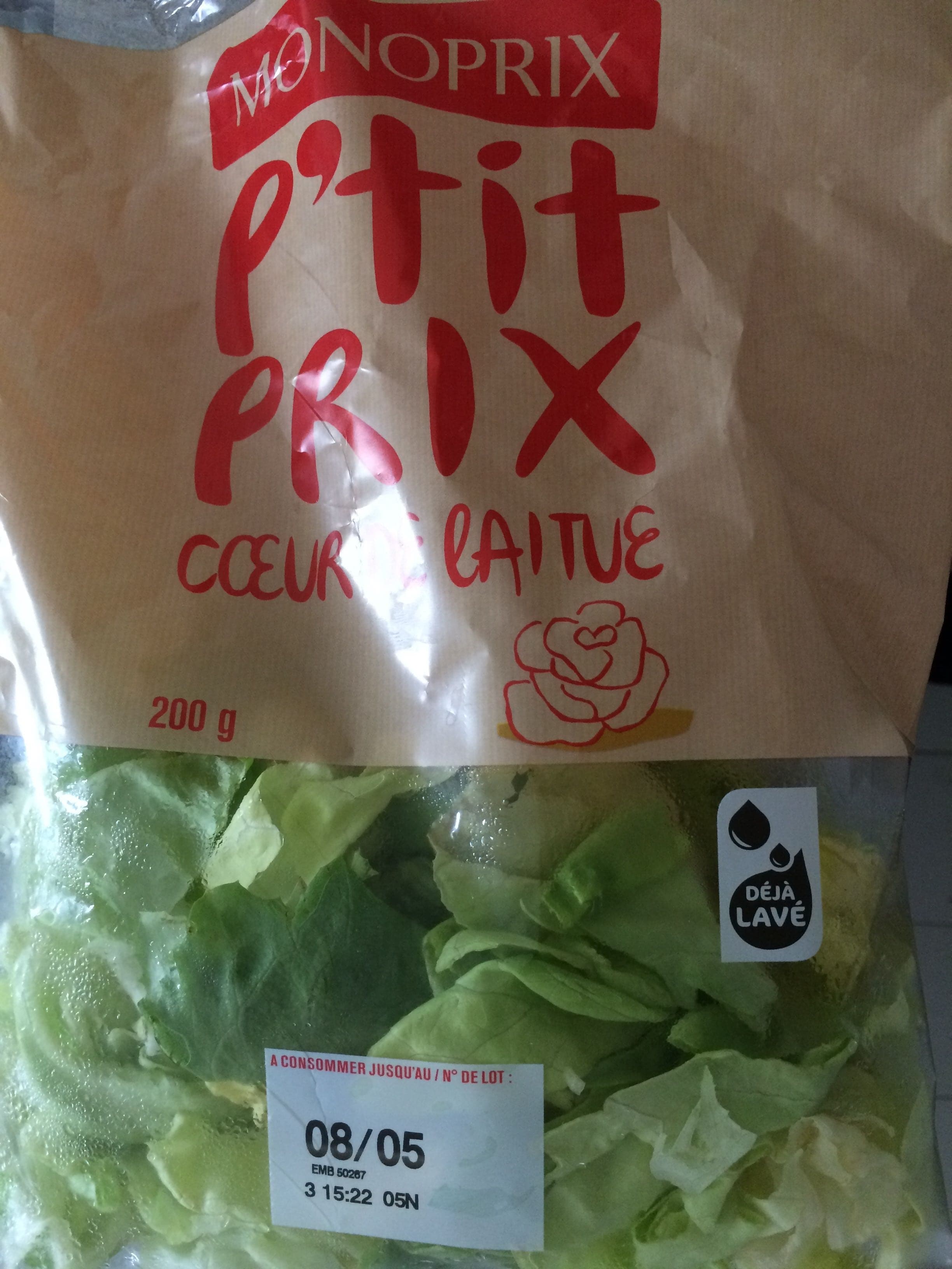 Monoprix Cœur de Laitue packshot