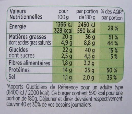 Marie Burger Bacon - Bœuf Charolais Poivre packshot