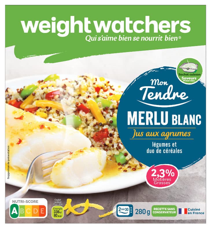 Weight Watchers Mon Tendre Merlu Blanc, Jus aux agrumes packshot