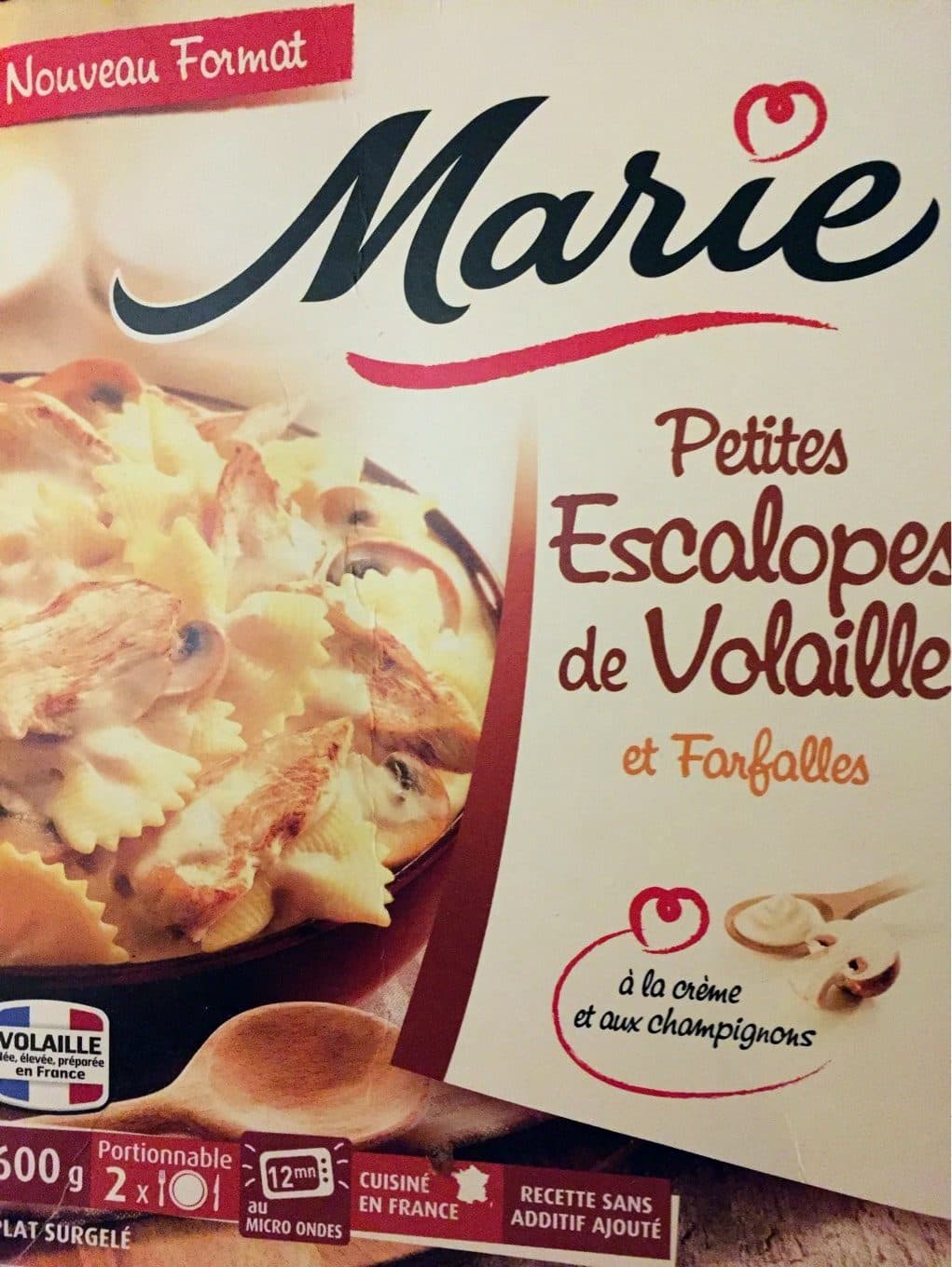 Marie Escalopes de volaille packshot