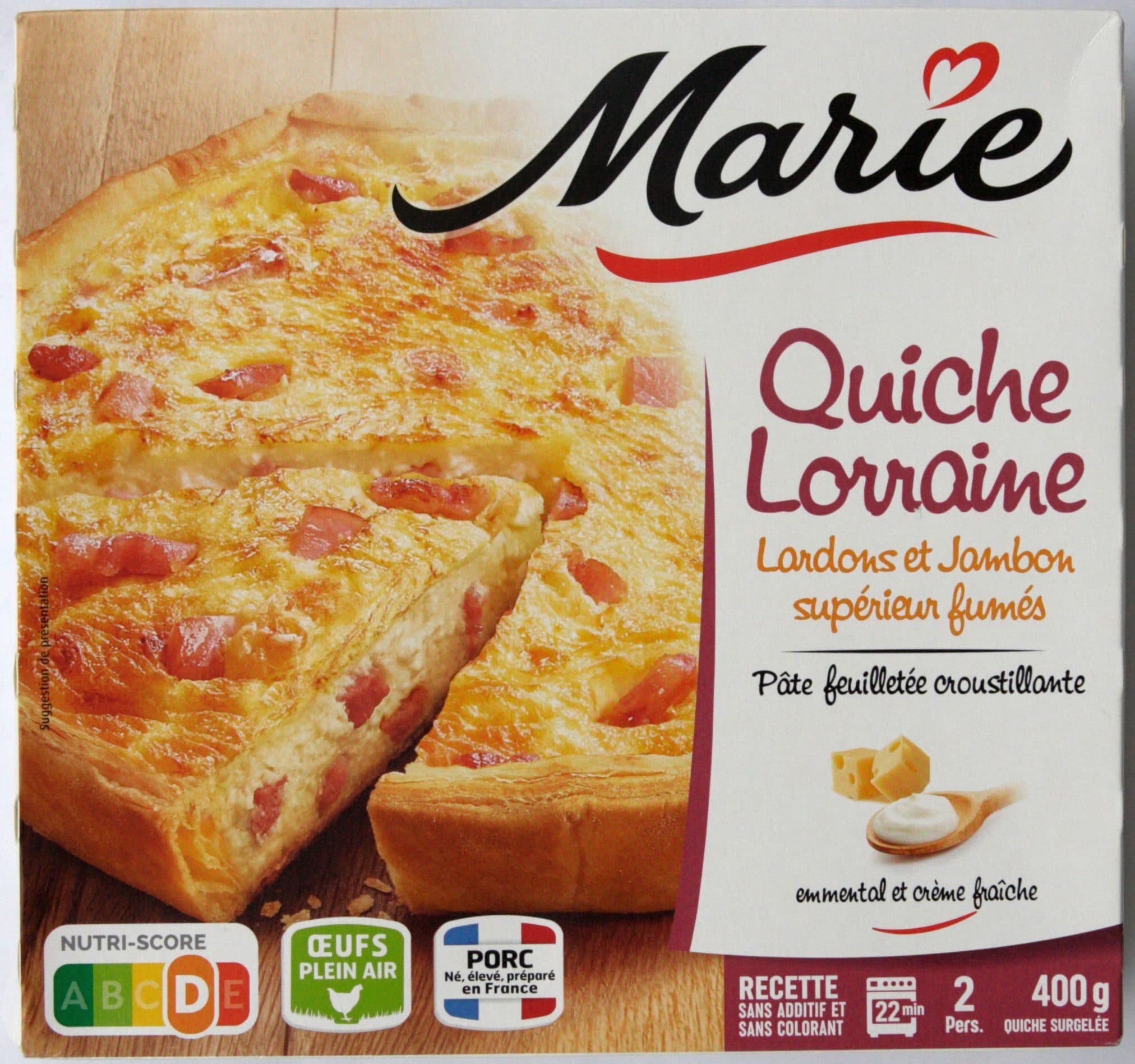 Marie Quiche Lorraine packshot