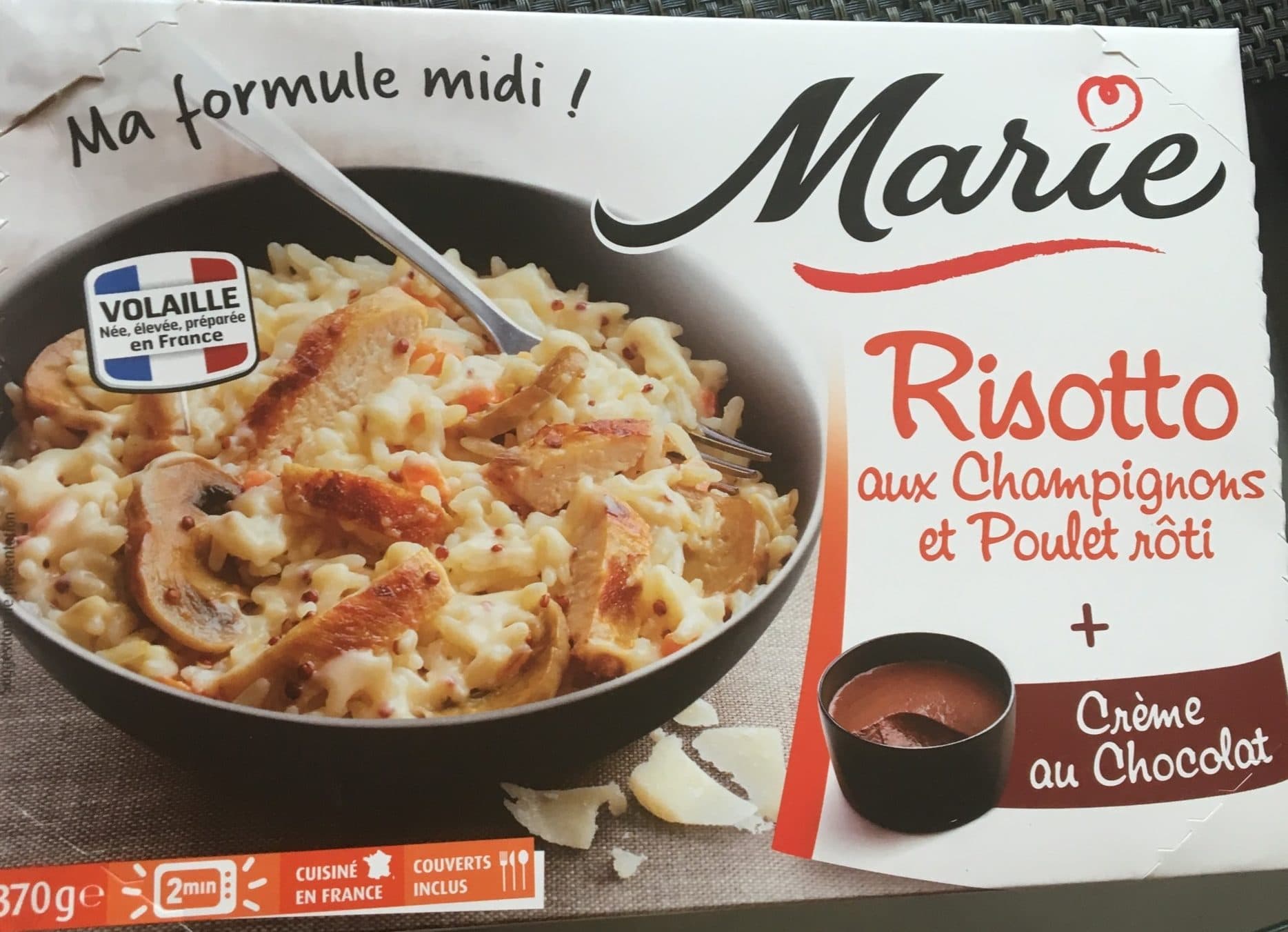 Marie Risotto aux Champignons et Poulet Rôti packshot