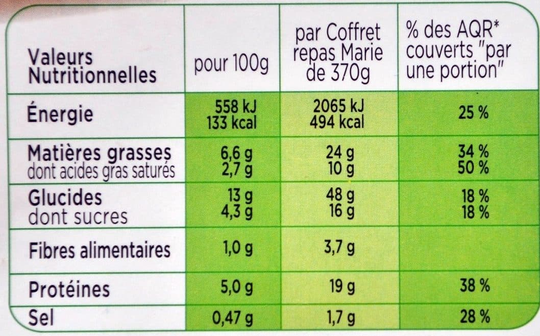 Marie Ma Formule Midi Riz Façon Paëlla et Petites Gambas + Crème Caramel packshot