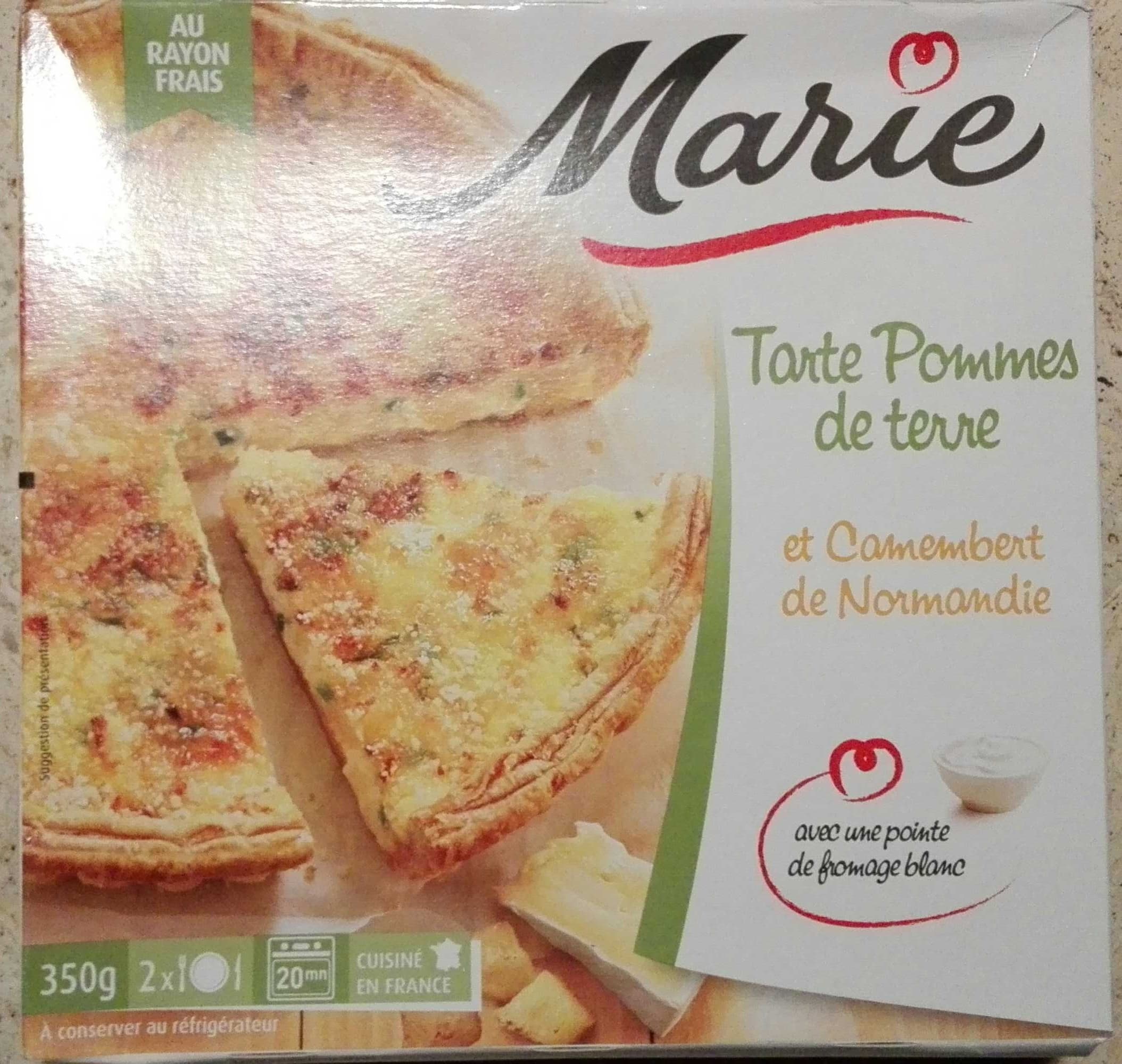 Marie Tarte Pommes de terre et Camembert de Normandie packshot