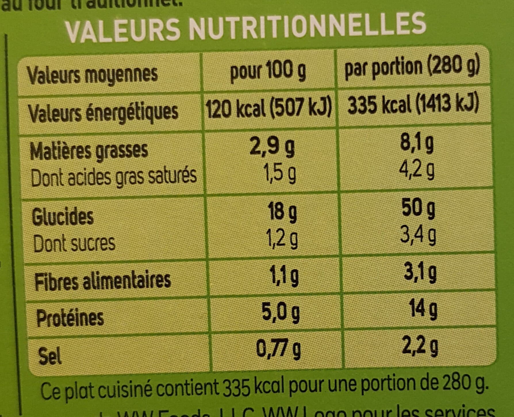 WW Rigatoni au chèvre et épinards à la crème packshot