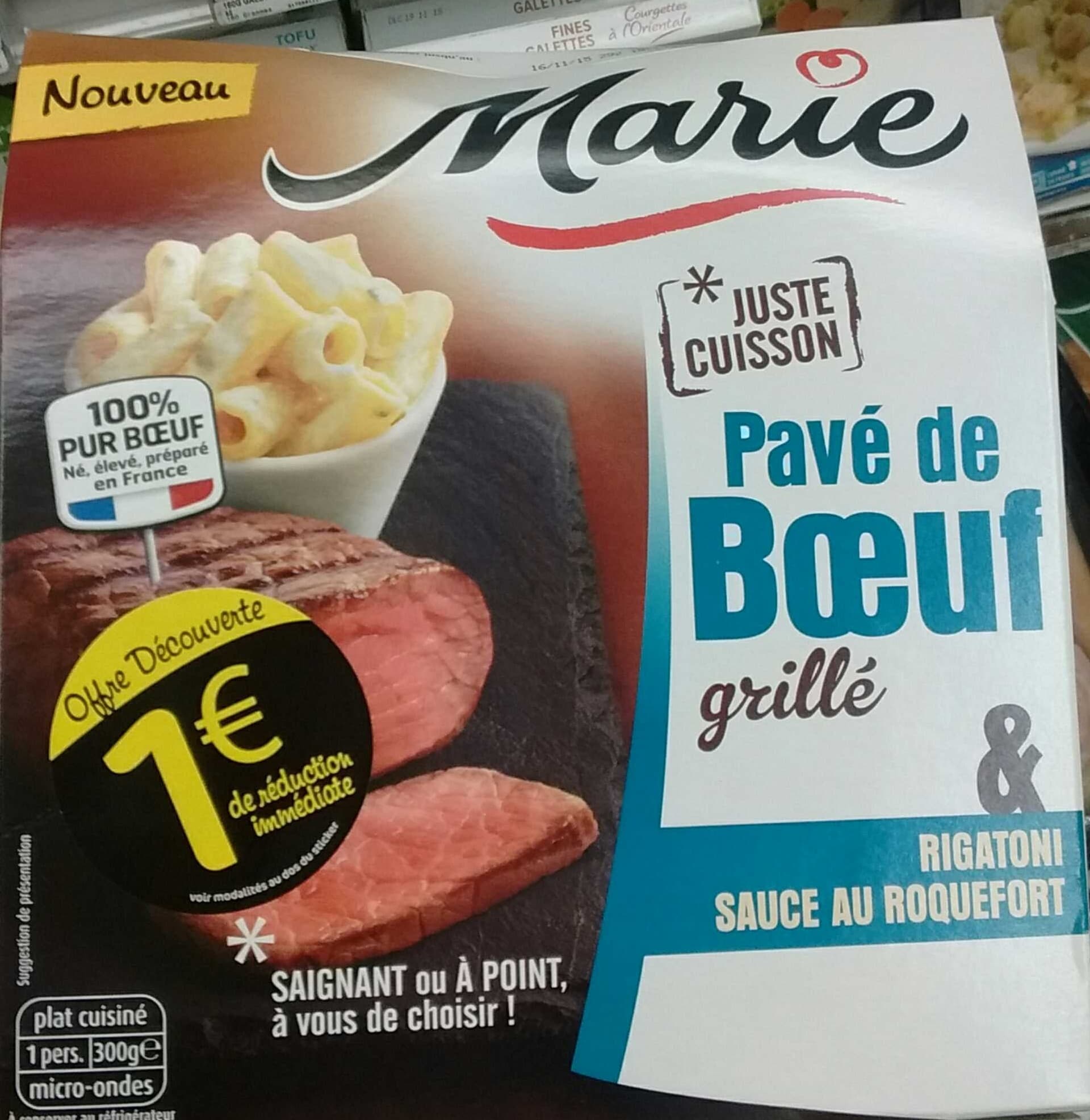 Marie Pavé de Bœuf grillé & Rigatoni sauce au roquefort packshot