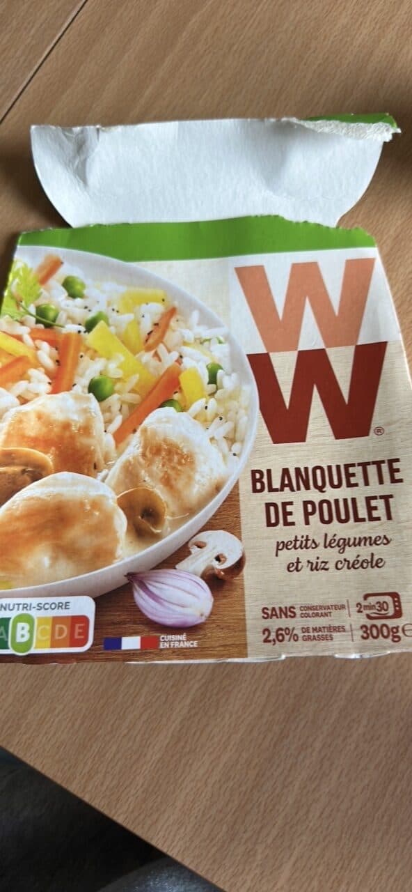 WW Blanquette de poulet packshot