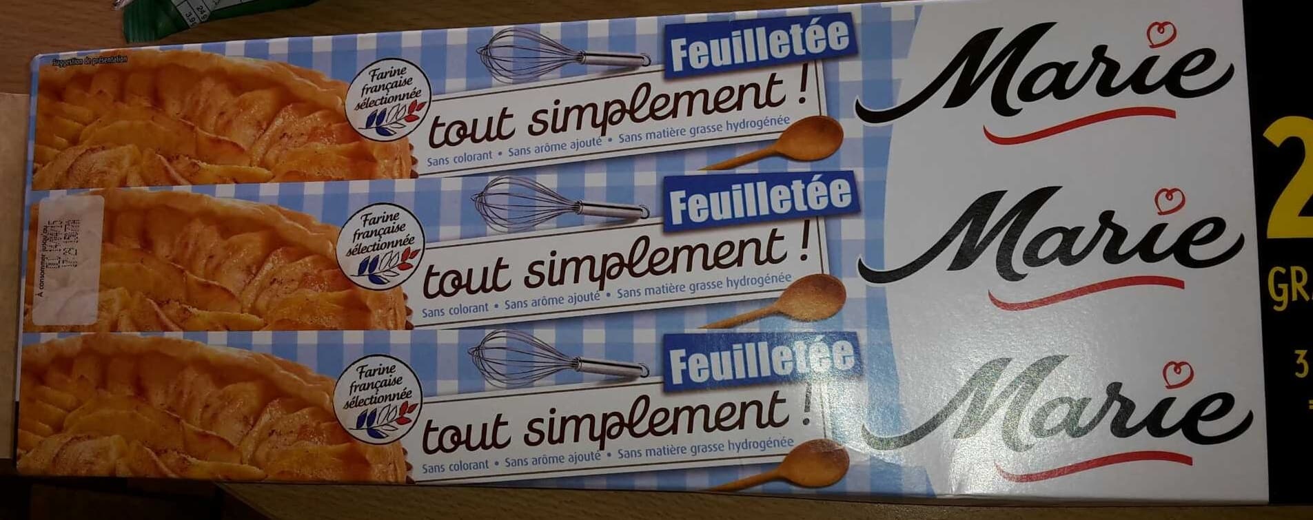 Marie Feuilletée tout simplement ! packshot