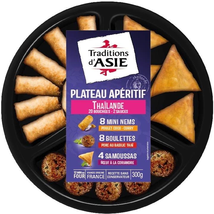 Traditions d'Asie Plateau apéritif Thaïlande packshot