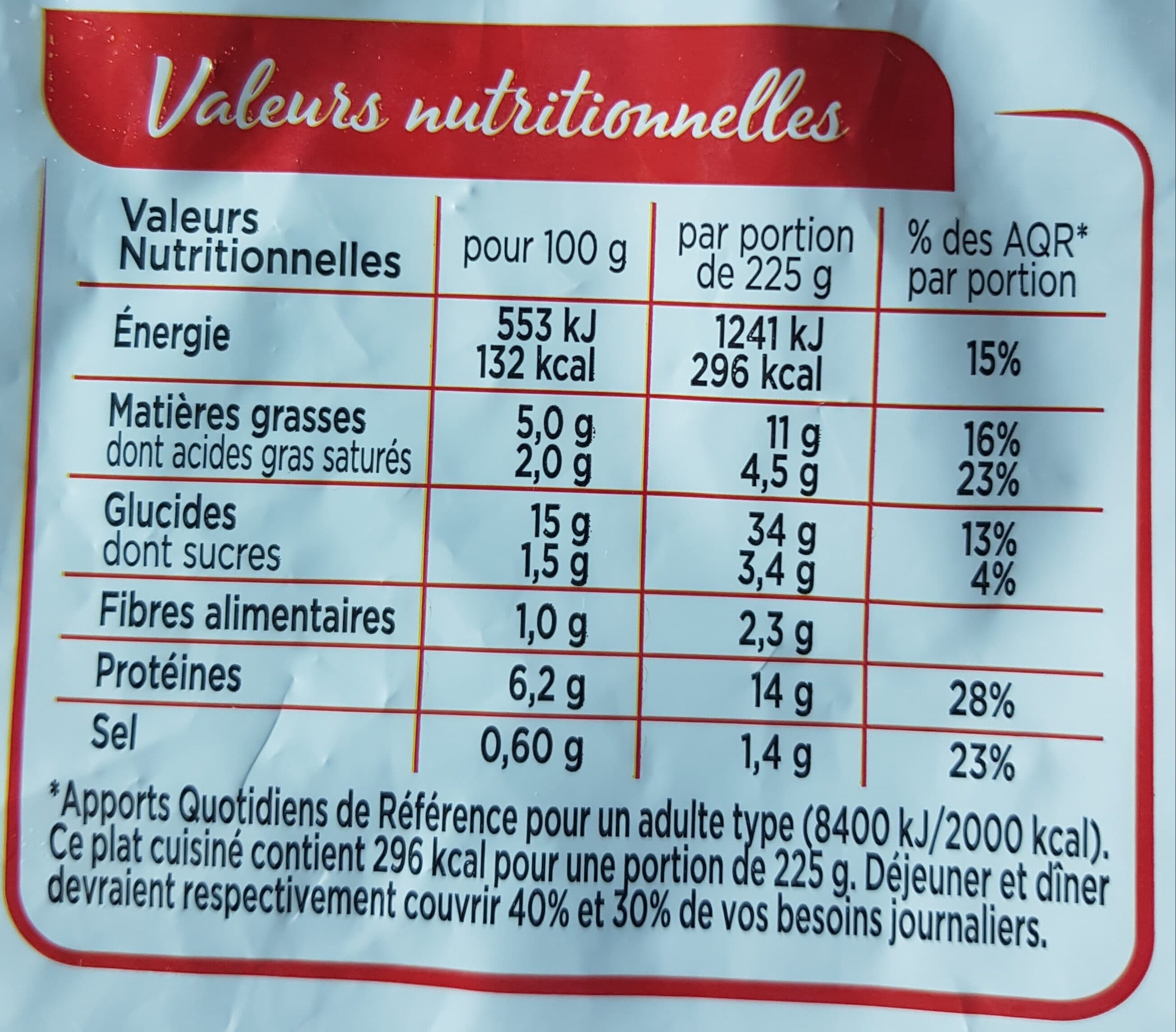 Marie Penne au saumon à la crème d'épinards packshot